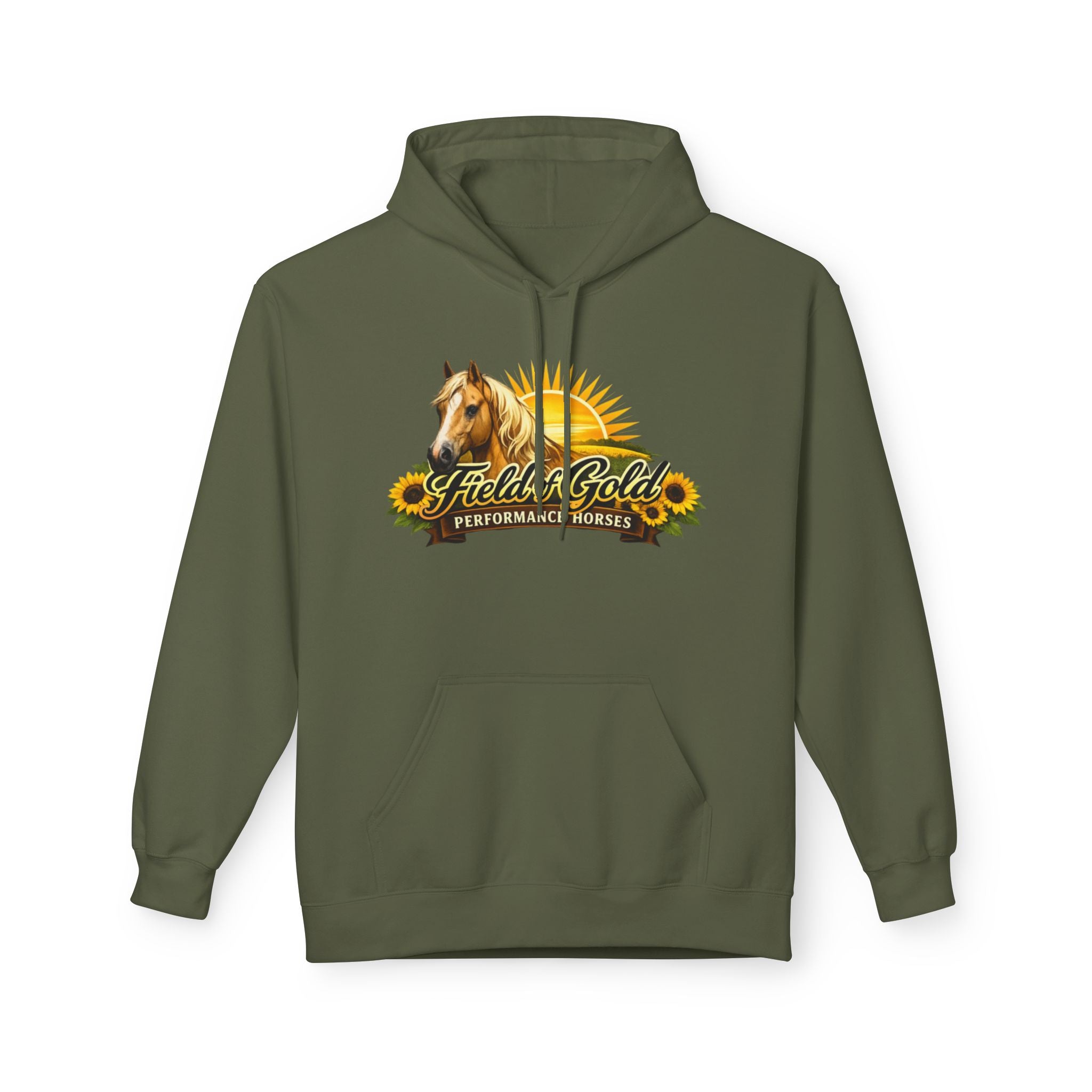 Fields of Gold Horse Hoodie