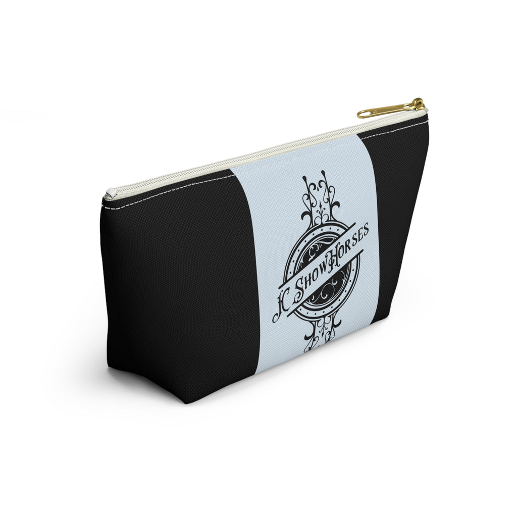 JC Show Horses Accessory Pouch w T-bottom light blue