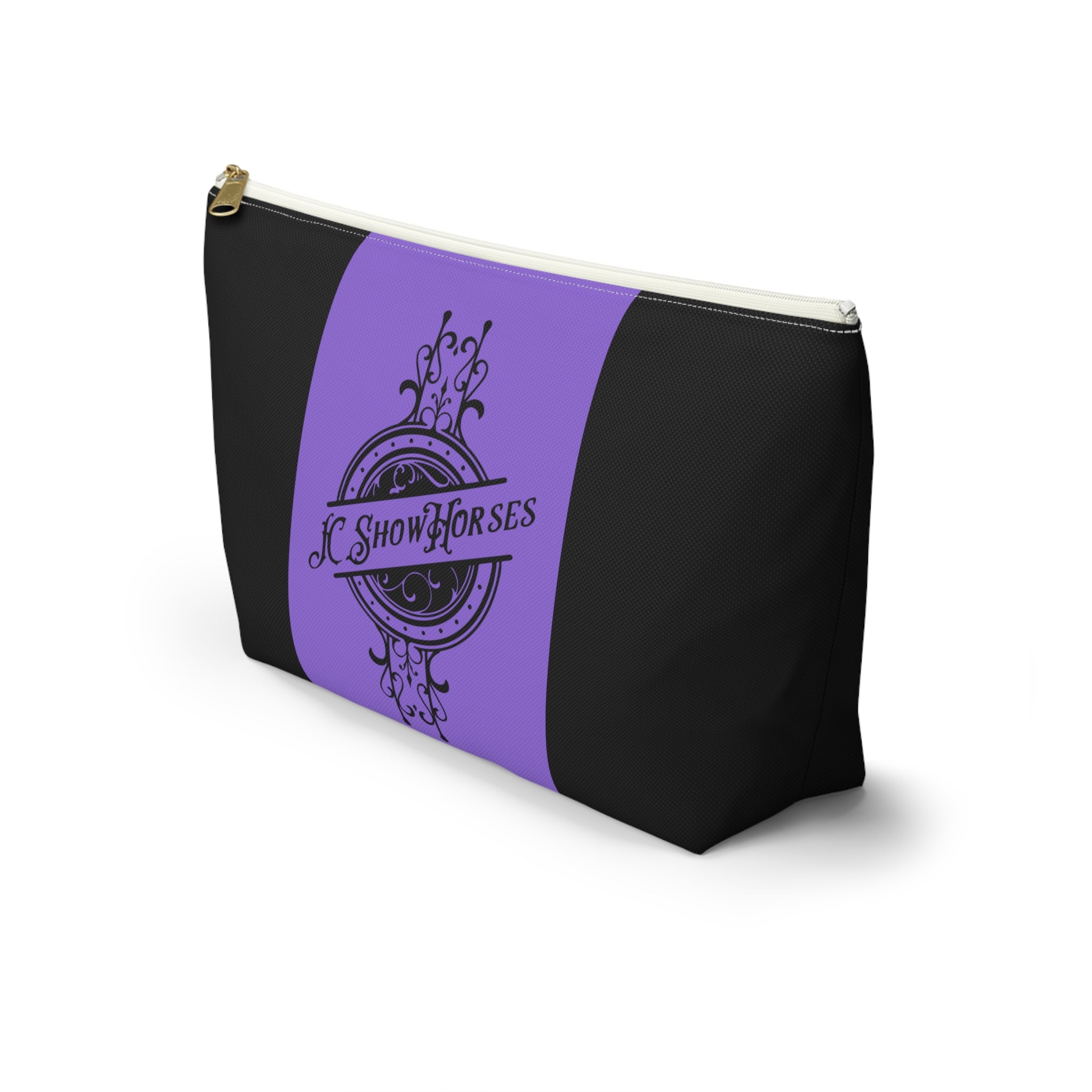 JC Show Horses Accessory Pouch w T-bottom purple