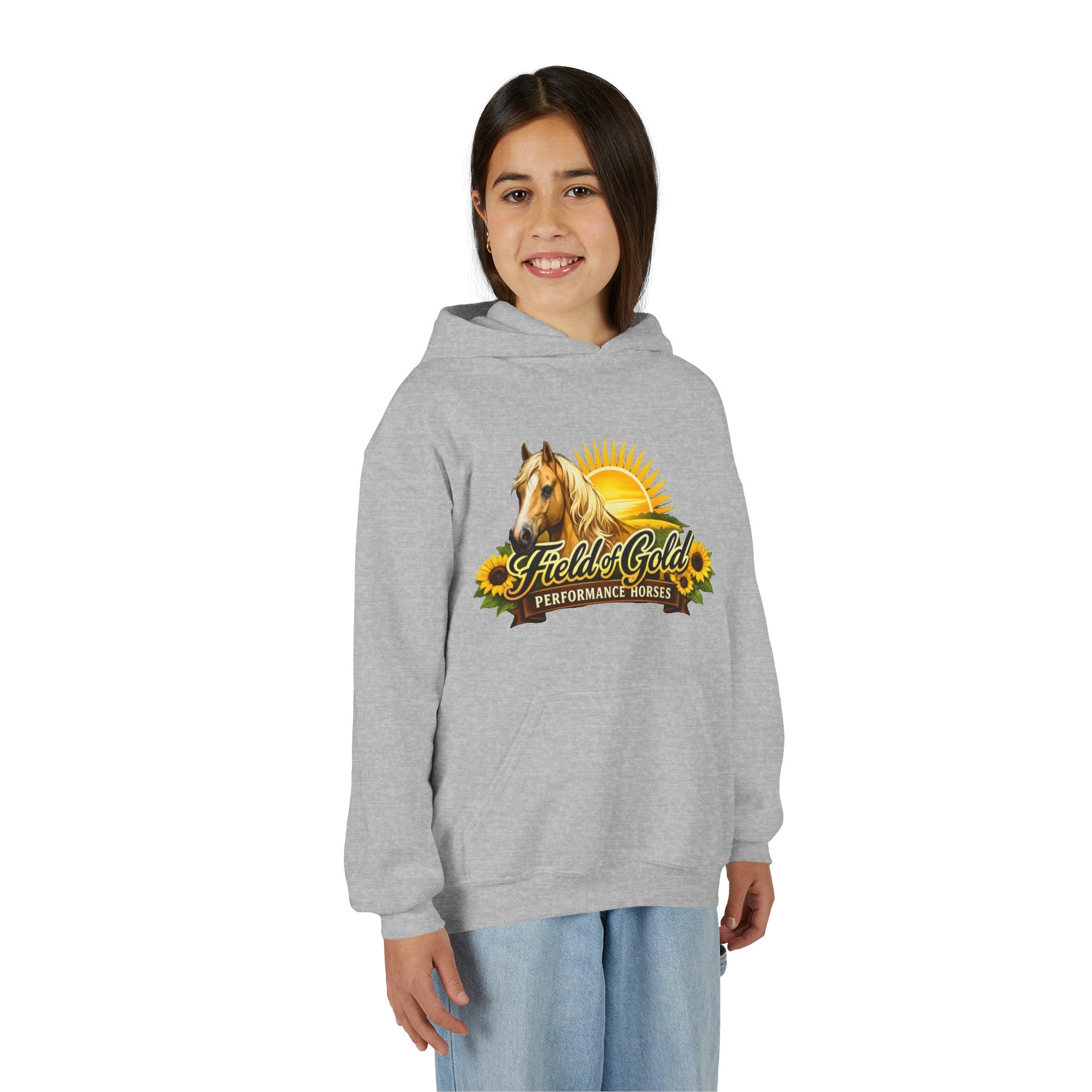 Fields of Gold Performance Horses Youth Hoodie