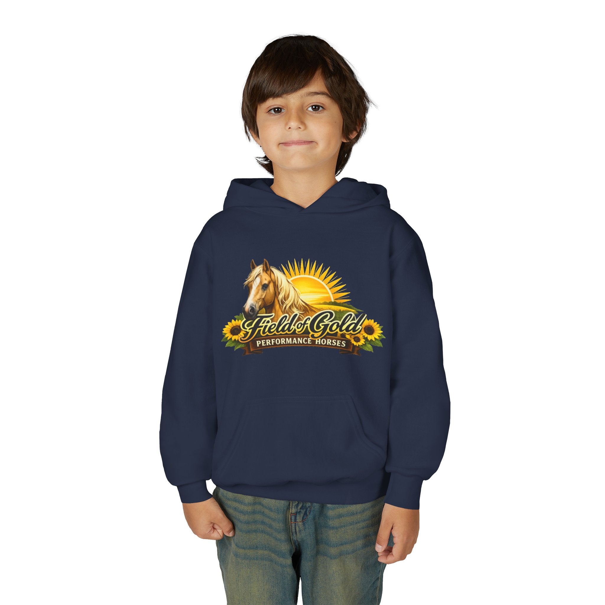 Fields of Gold Performance Horses Youth Hoodie