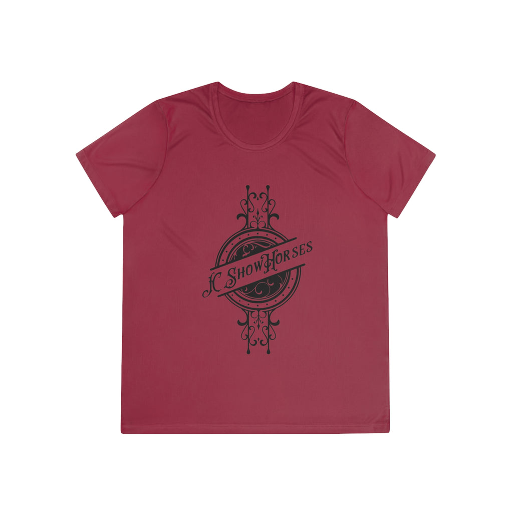 JC Show Horses Ladies Crew Neck Arena Shirt