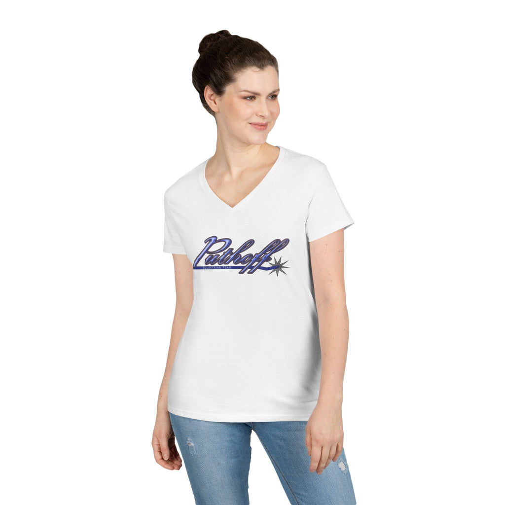 PET Stylish Ladies V-Neck T-Shirt