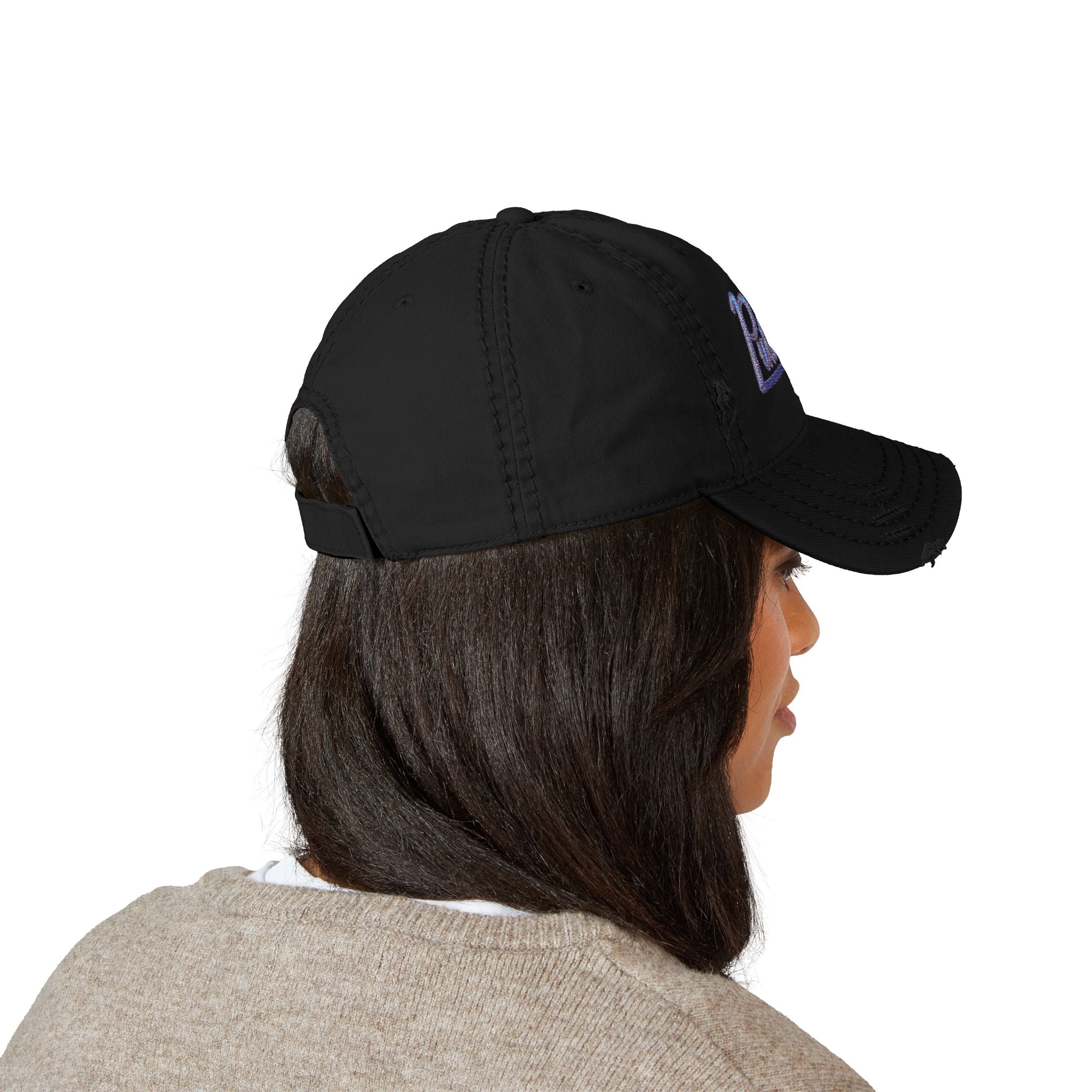 Putoff Embroidered Distressed Dad Hat