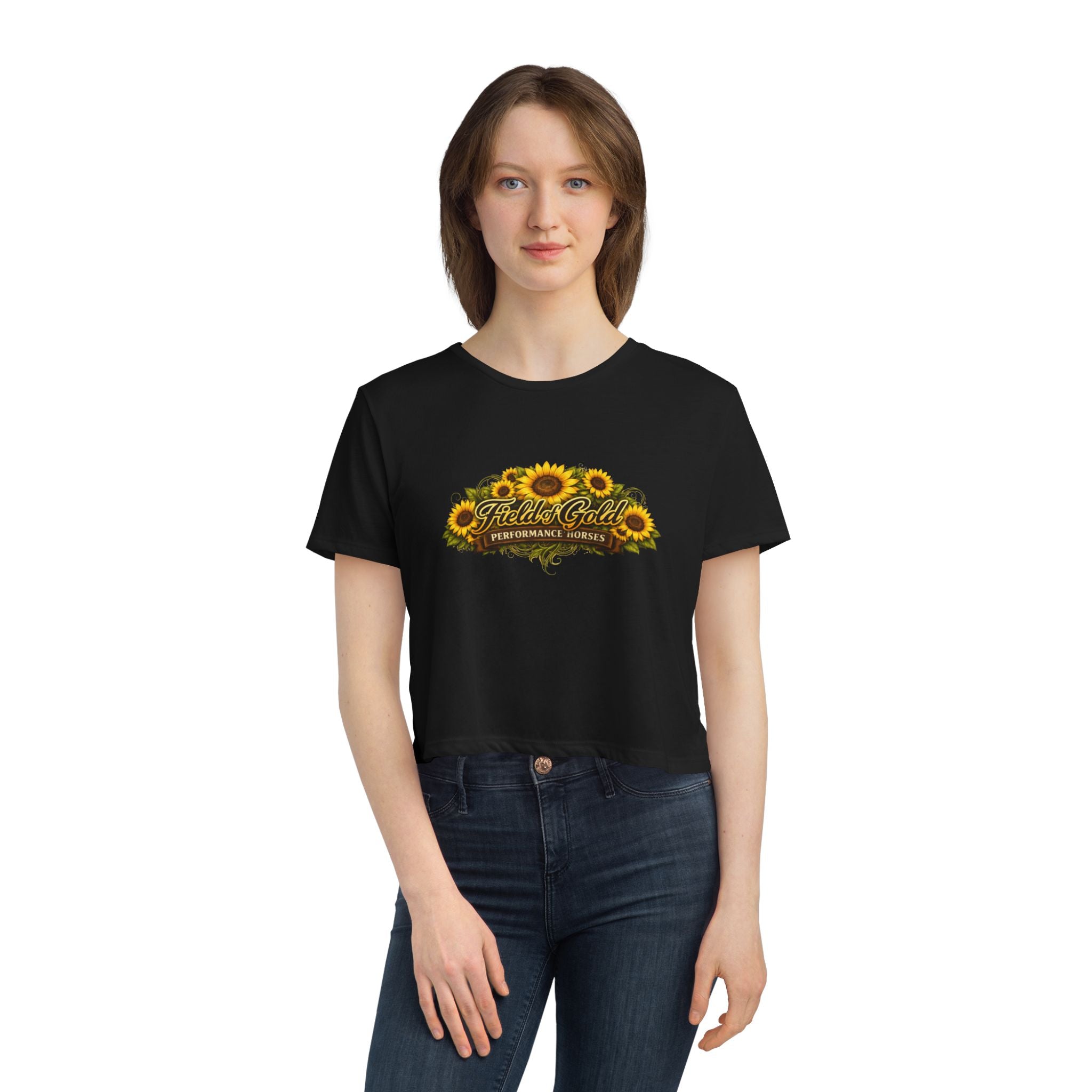 Field of Gold Women's Flowly Crop Top