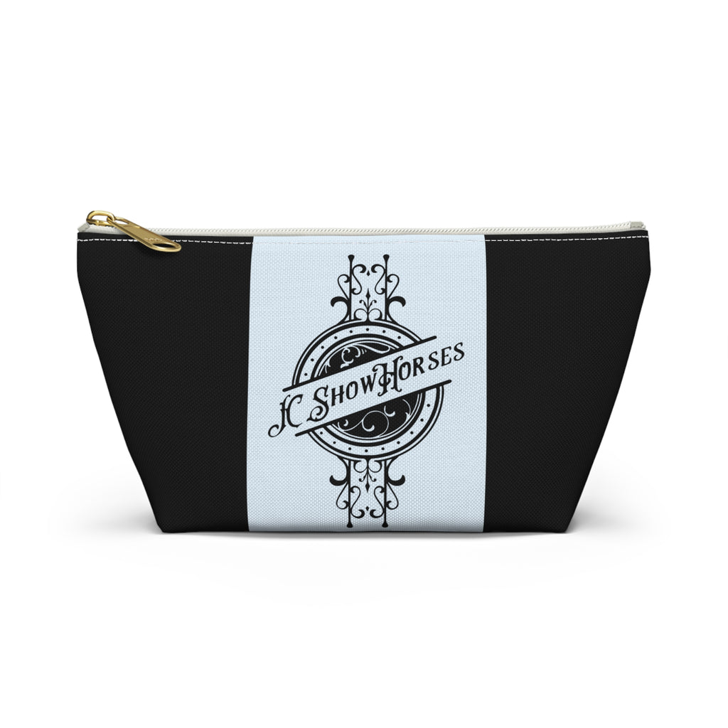 JC Show Horses Accessory Pouch w T-bottom light blue