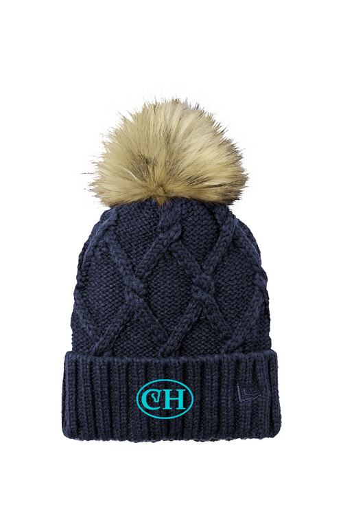 Faux Fur Pom Beanie