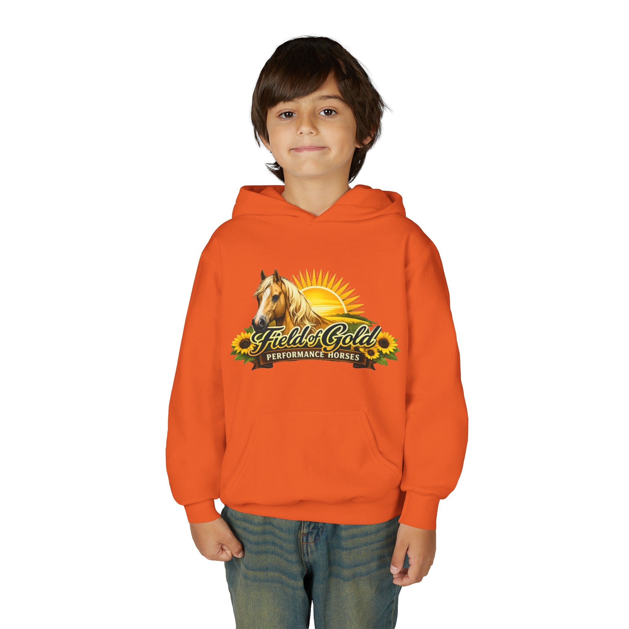 Fields of Gold Performance Horses Youth Hoodie