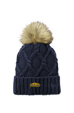 Field of Gold PH Faux Fur Pom Beanie