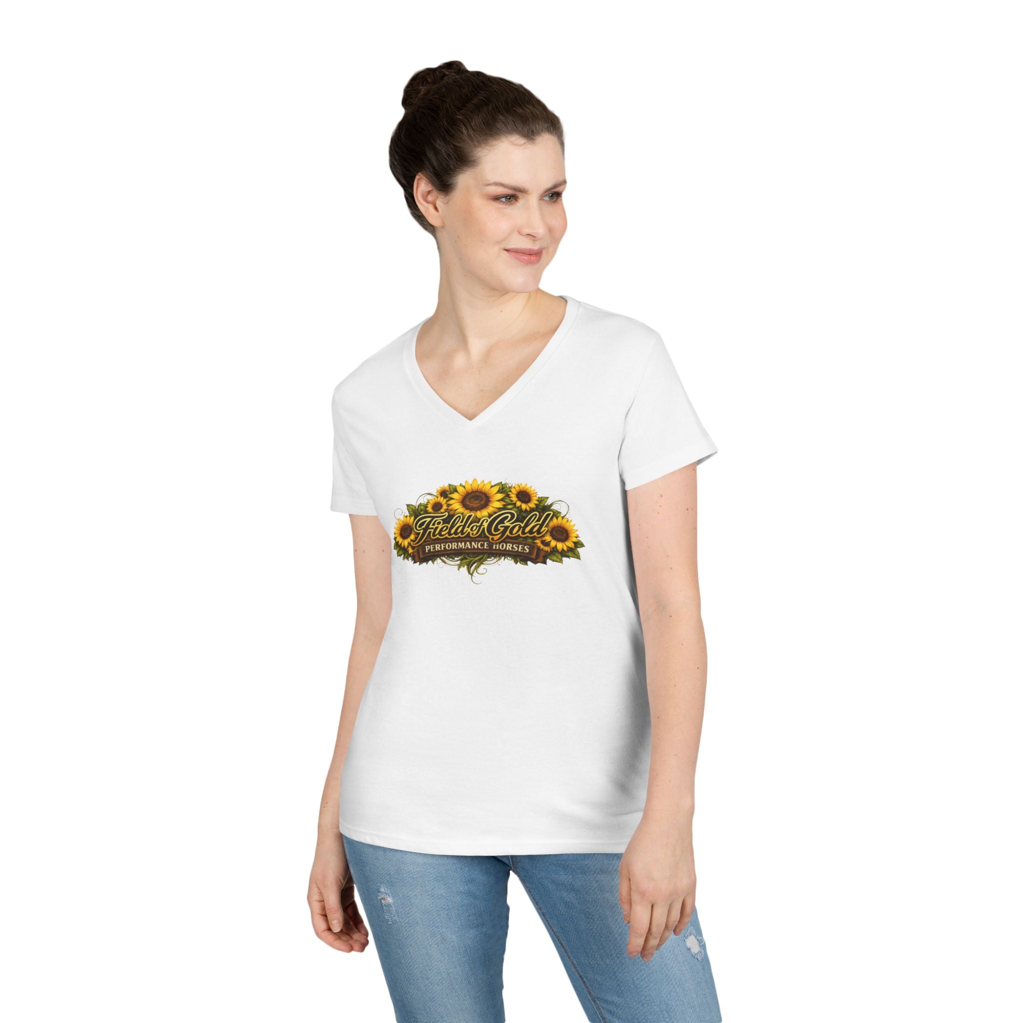 FOG Stylish Ladies V-Neck T-Shirt