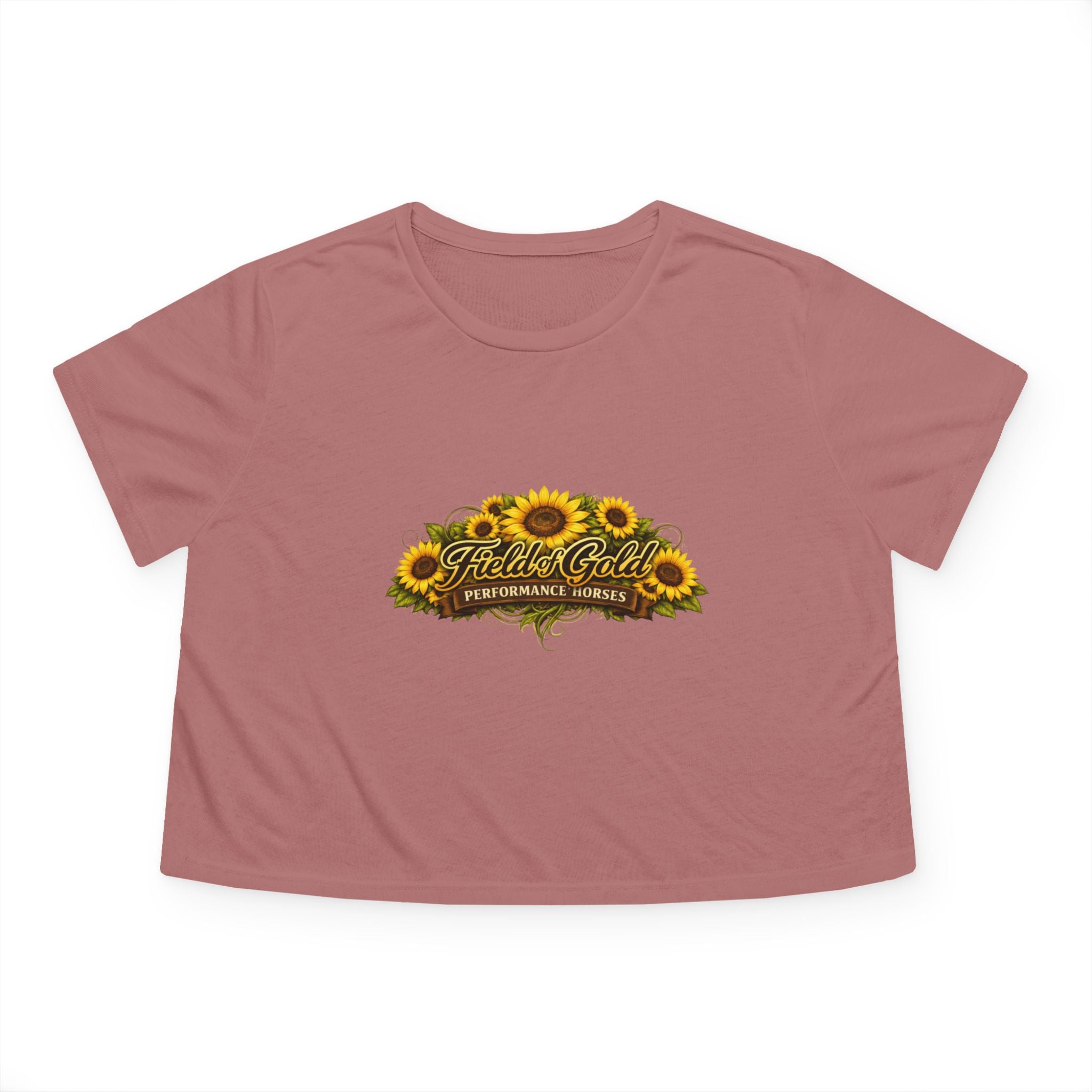 'Fields of Gold' Cropped Tee