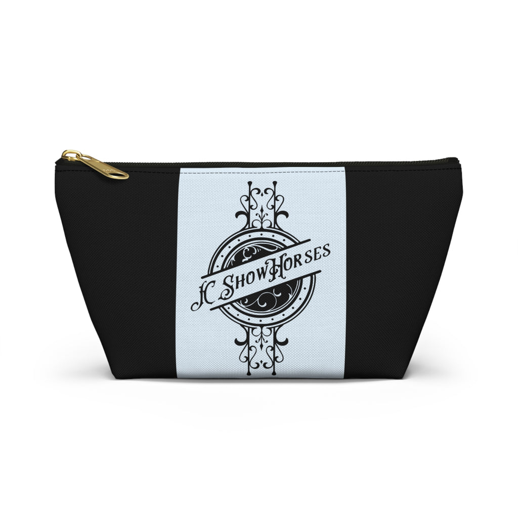 JC Show Horses Accessory Pouch w T-bottom light blue
