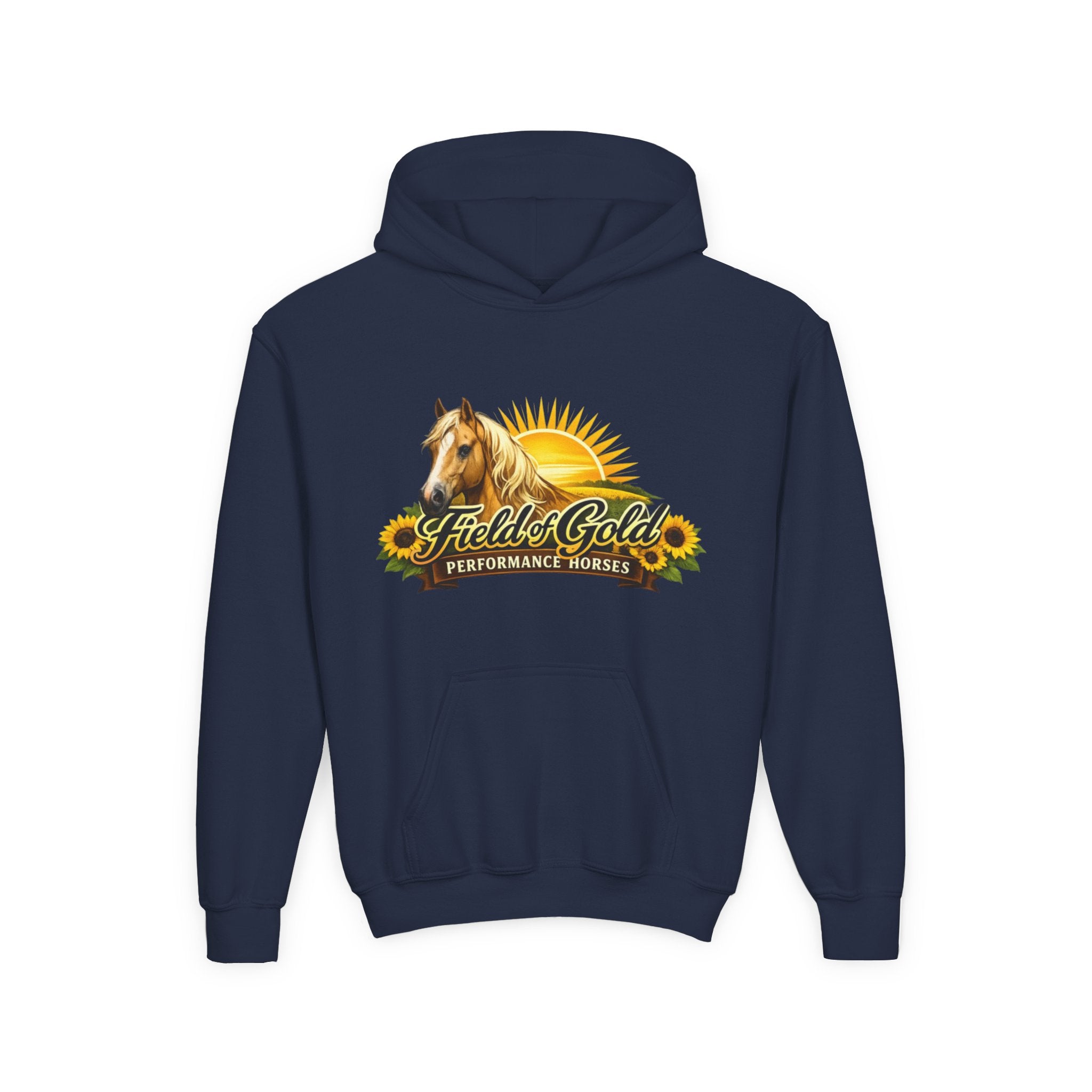 Fields of Gold Performance Horses Youth Hoodie