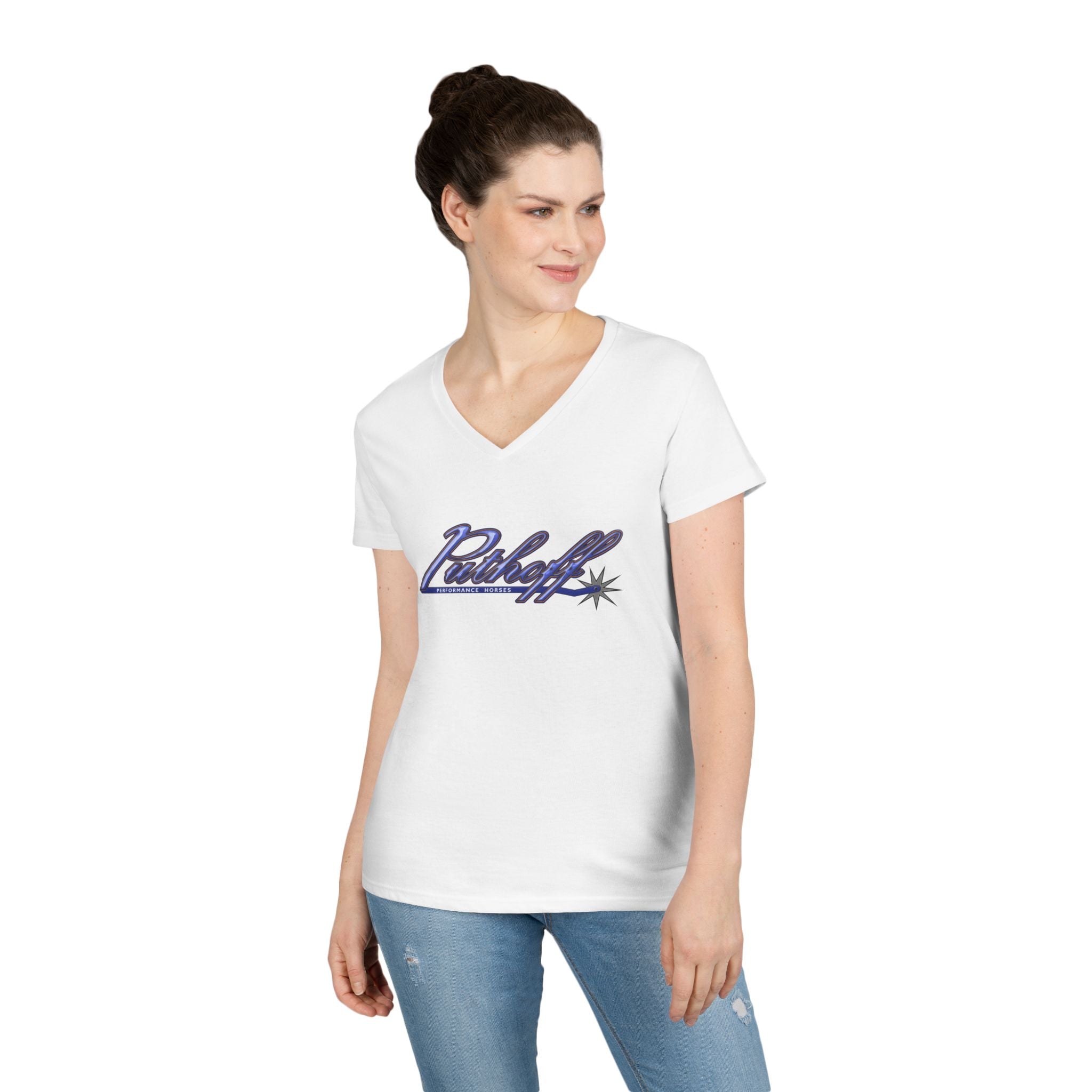 PPH Stylish Ladies V-Neck T-Shirt