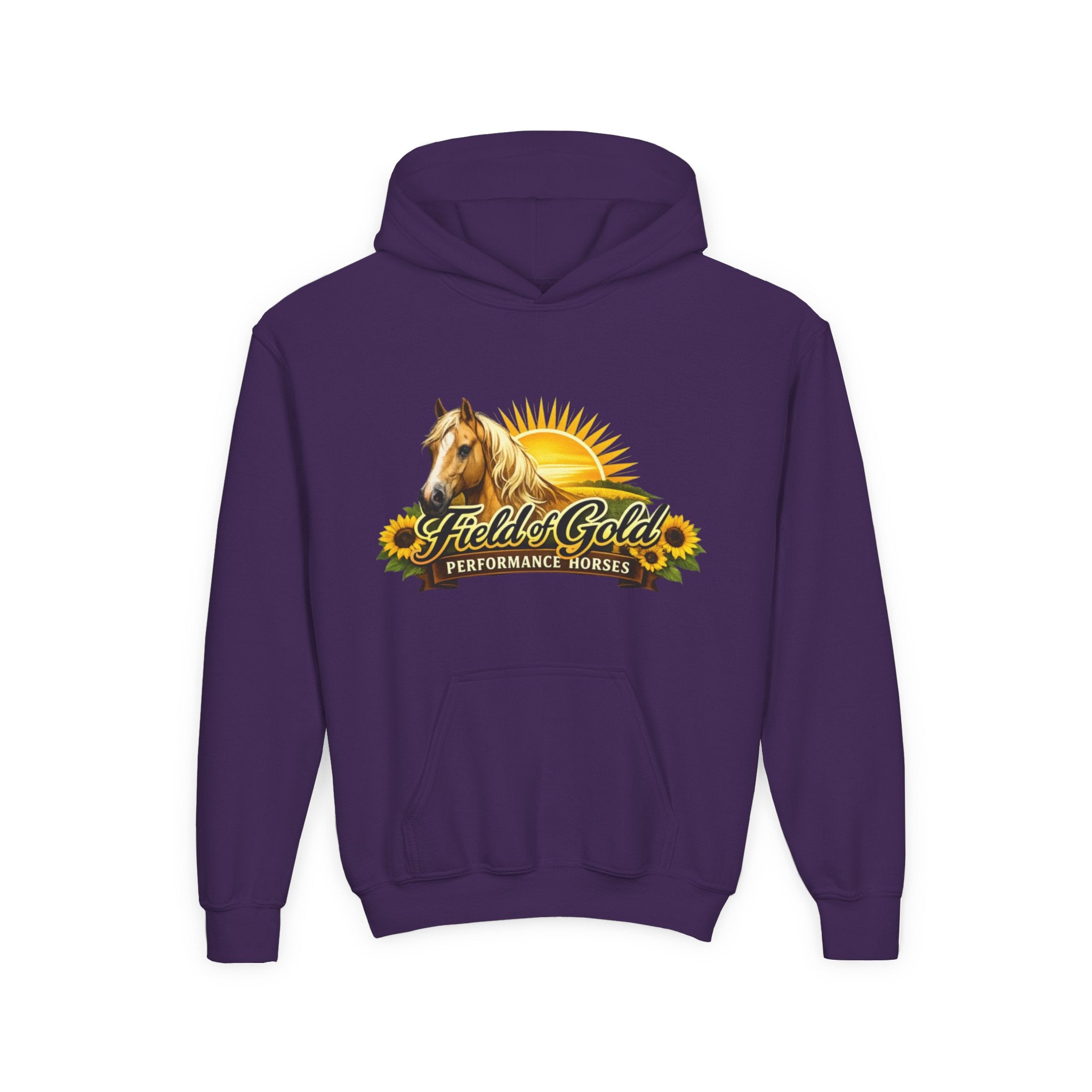 Fields of Gold Performance Horses Youth Hoodie