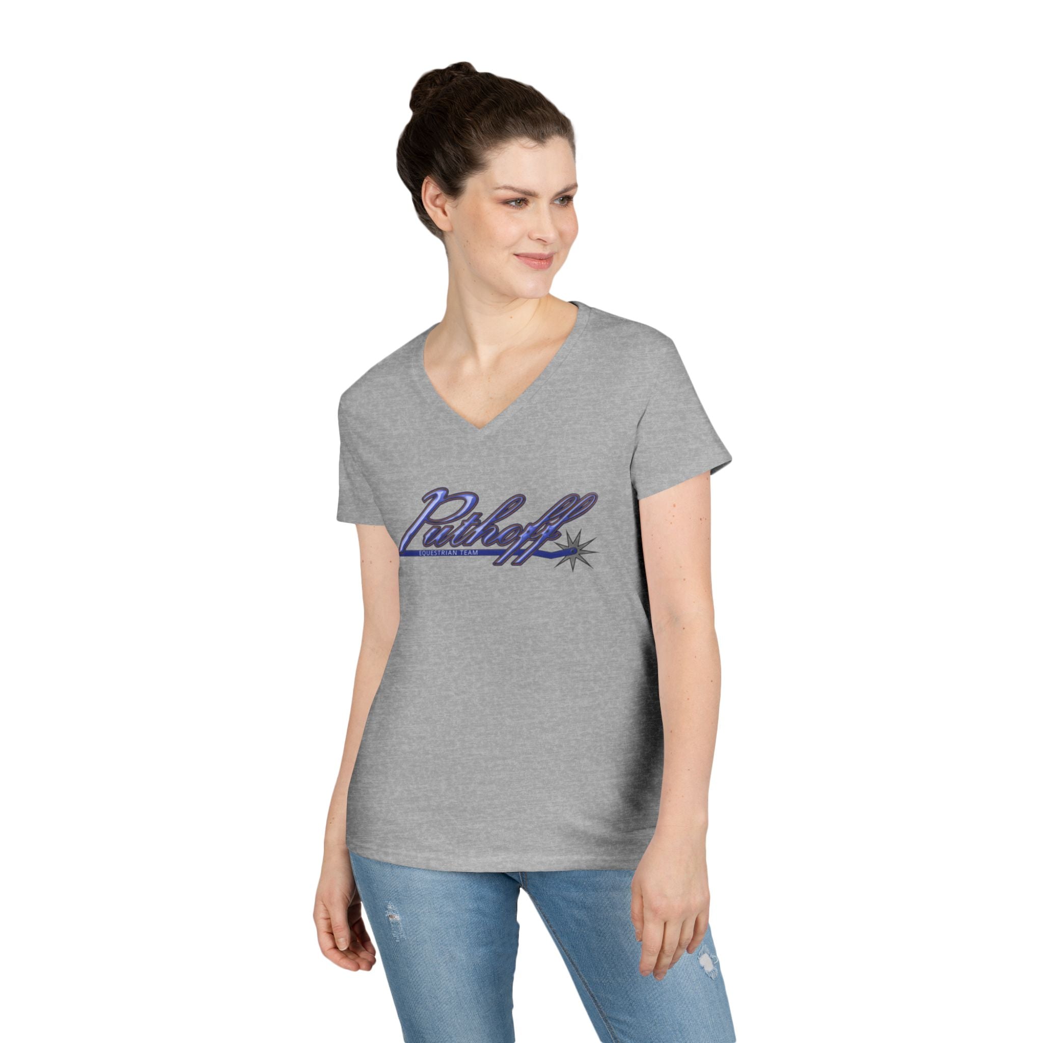 PET Stylish Ladies V-Neck T-Shirt