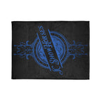 JC Show Horses Soft Polyester Blanket blue