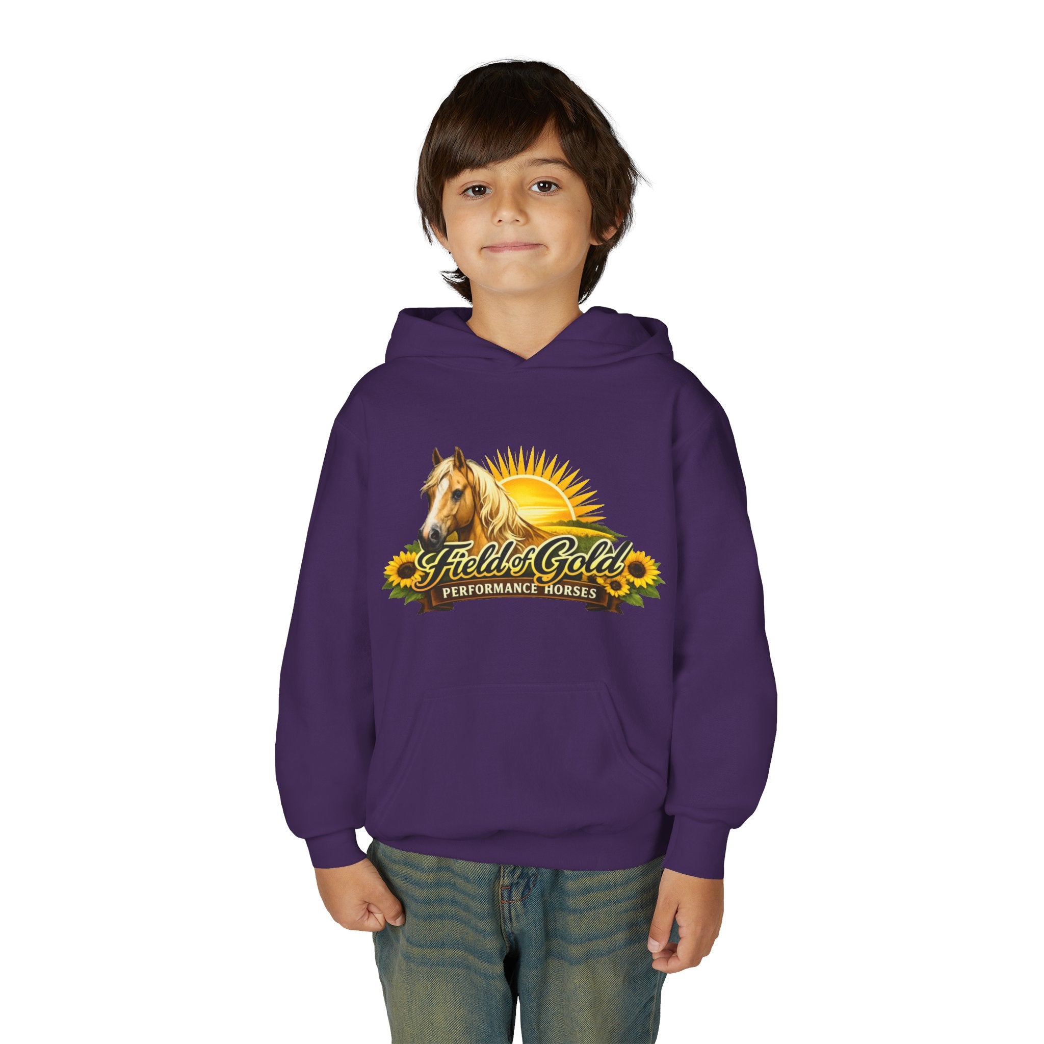 Fields of Gold Performance Horses Youth Hoodie