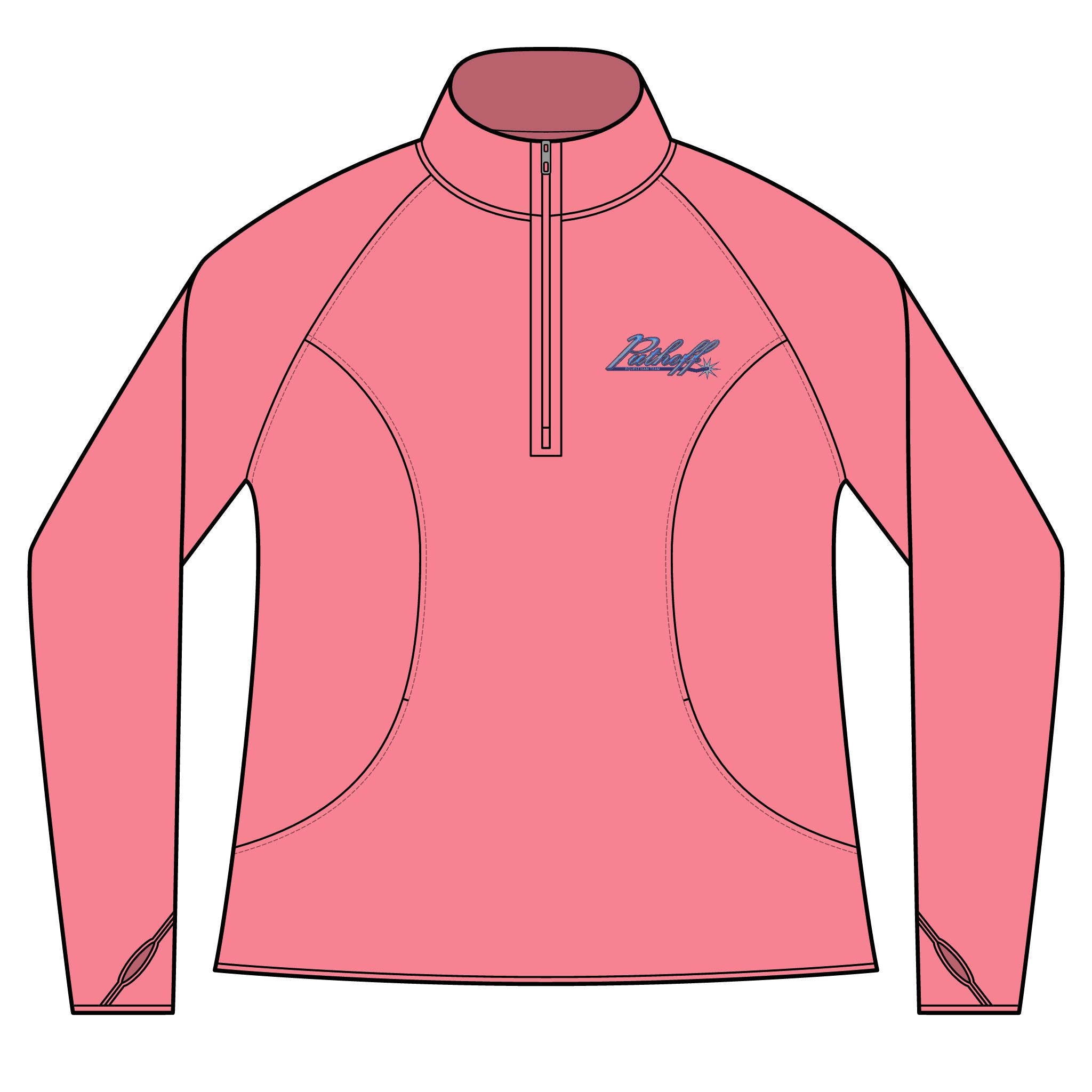 PET Embroidered Ladies Sport-Wick Quarter-Zip Pullover  Brand New!!