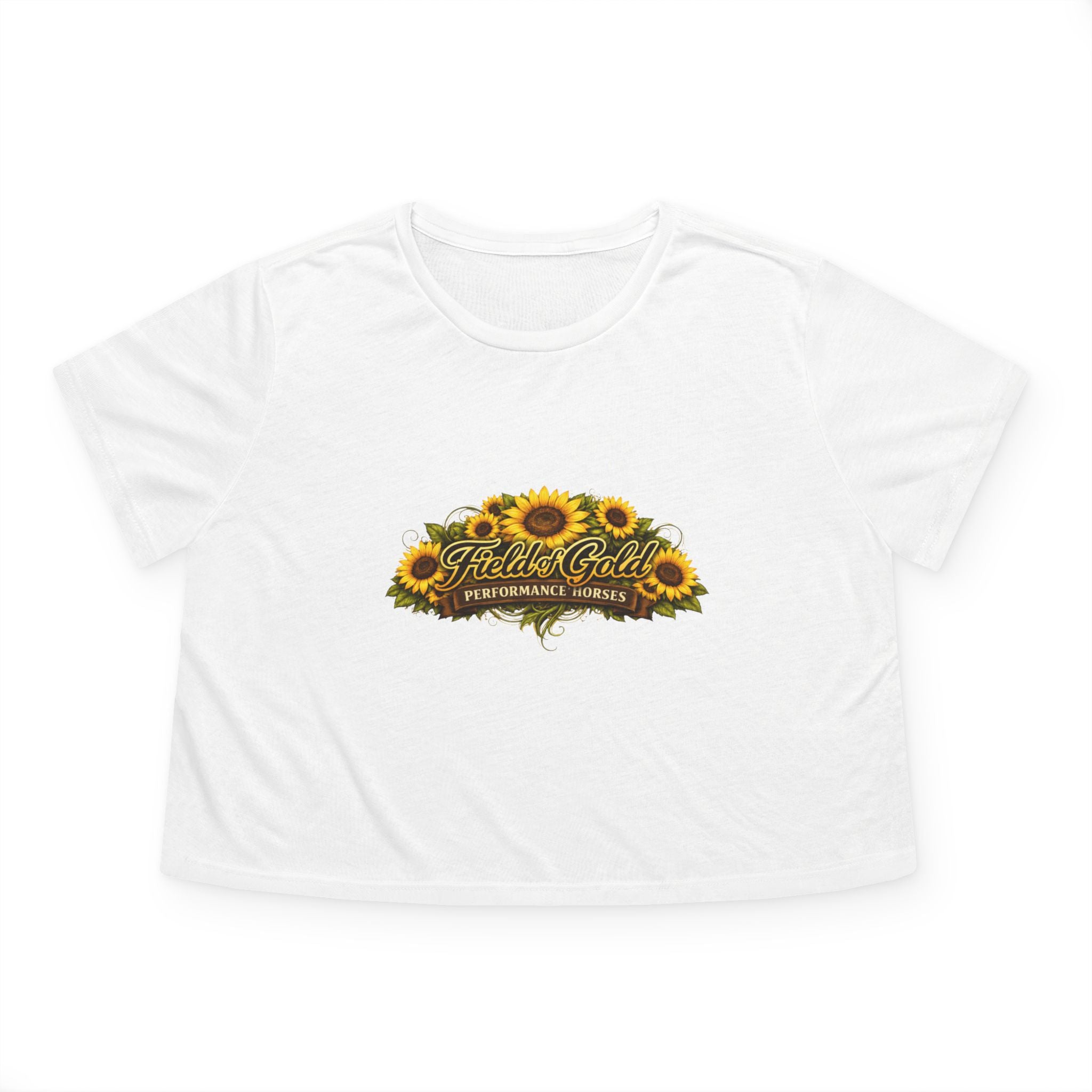 'Fields of Gold' Cropped Tee