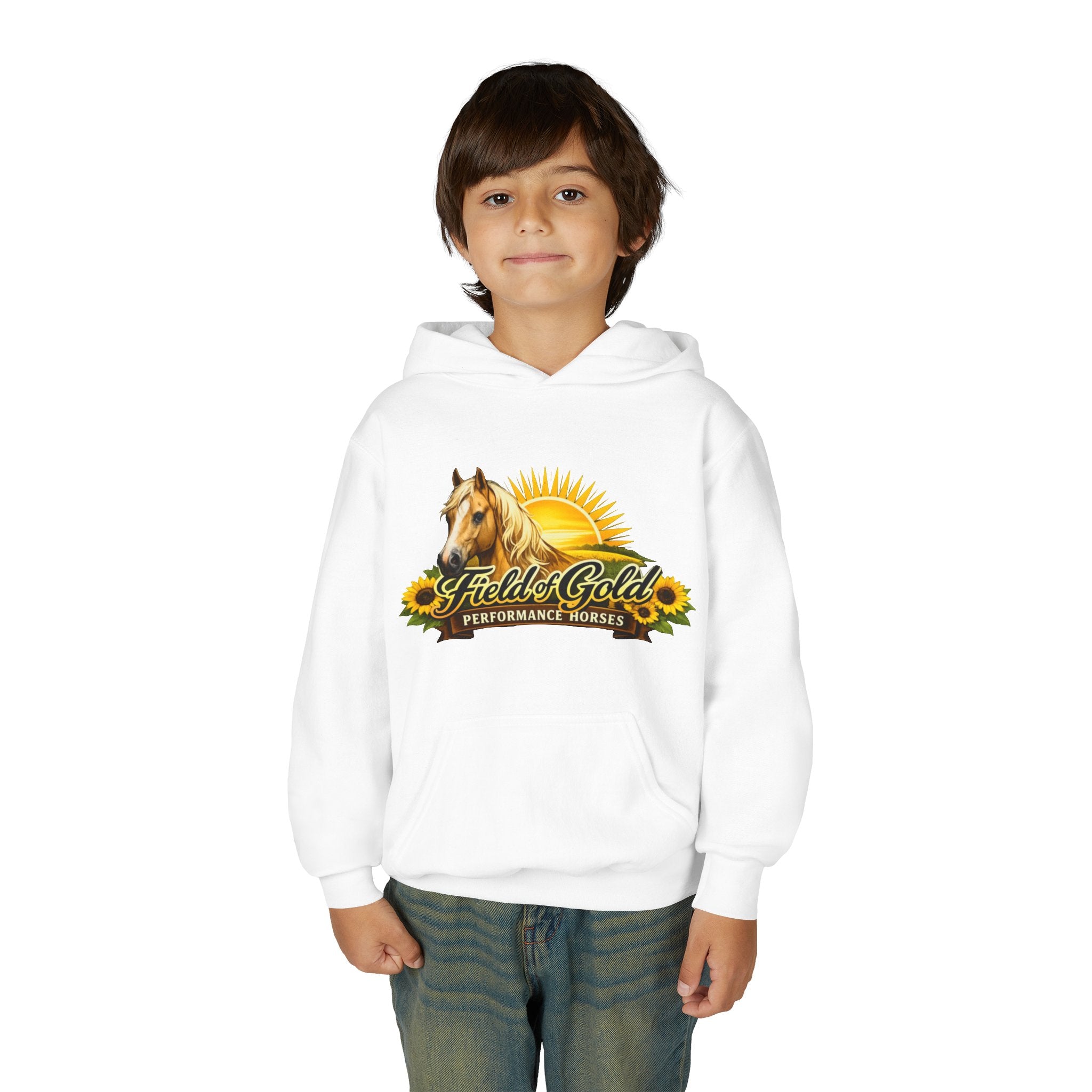 Fields of Gold Performance Horses Youth Hoodie