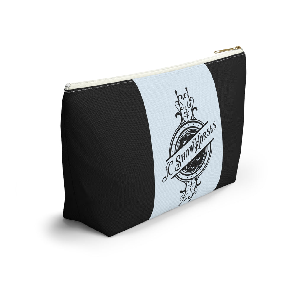 JC Show Horses Accessory Pouch w T-bottom light blue