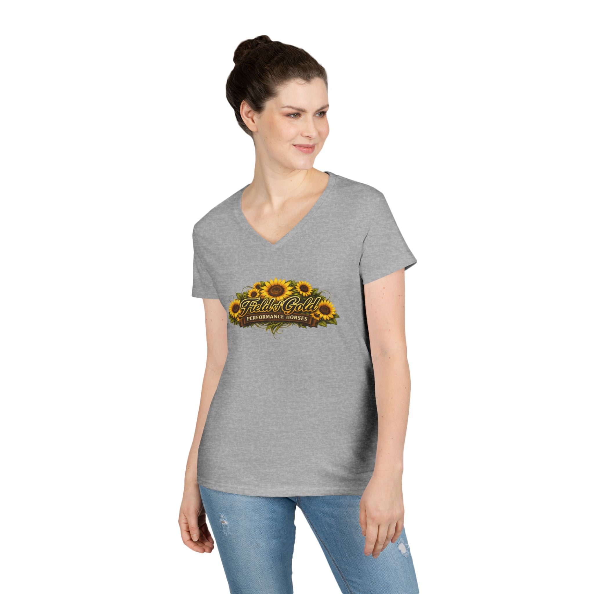 FOG Stylish Ladies V-Neck T-Shirt