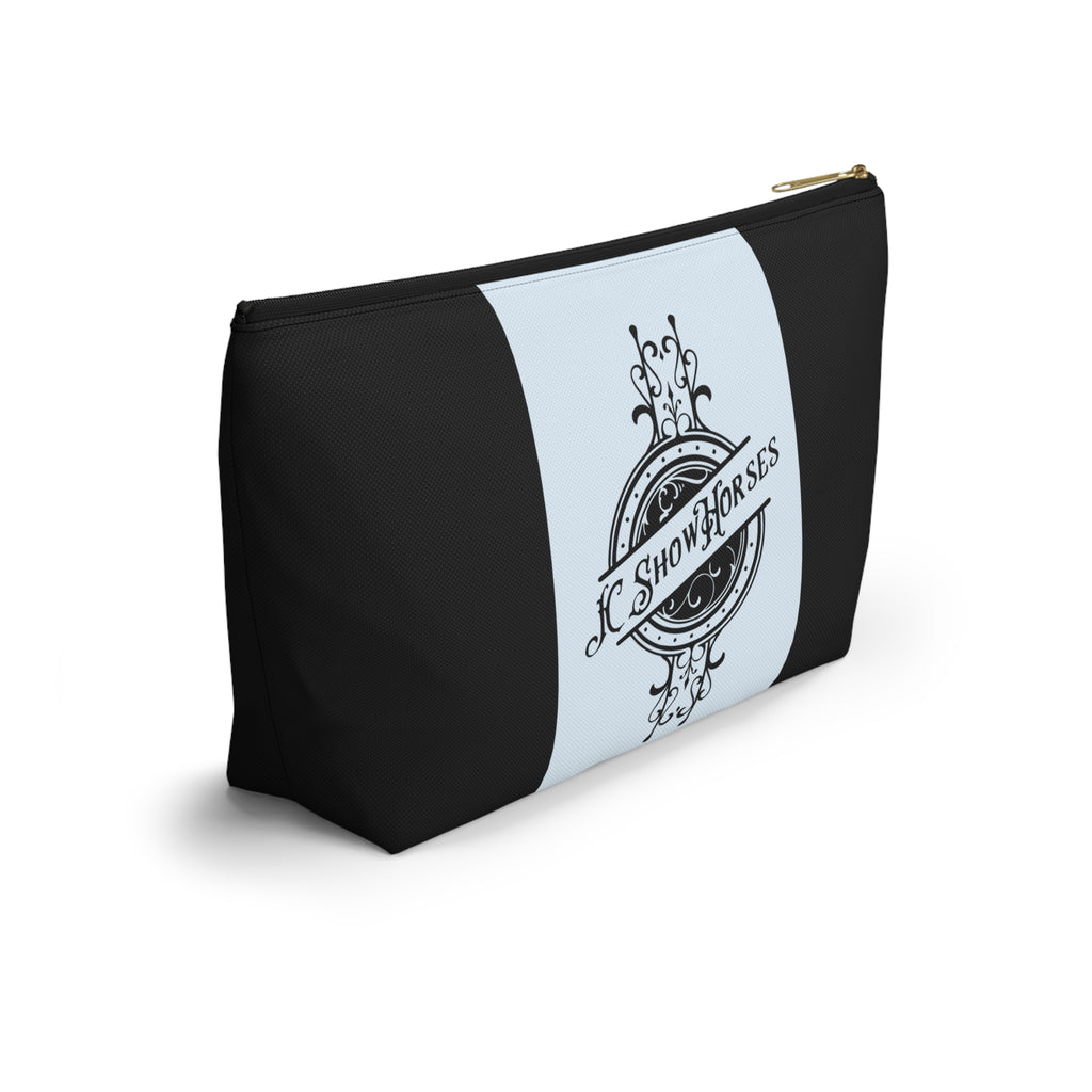 JC Show Horses Accessory Pouch w T-bottom light blue