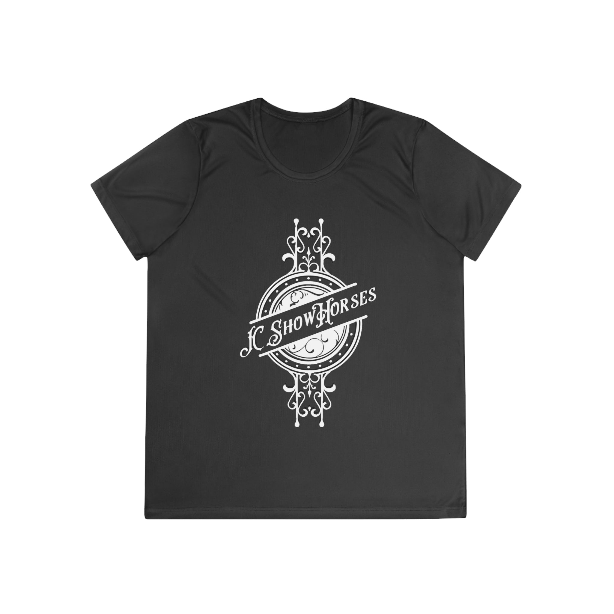 JC Show Horses Ladies Crew Neck Arena Shirt