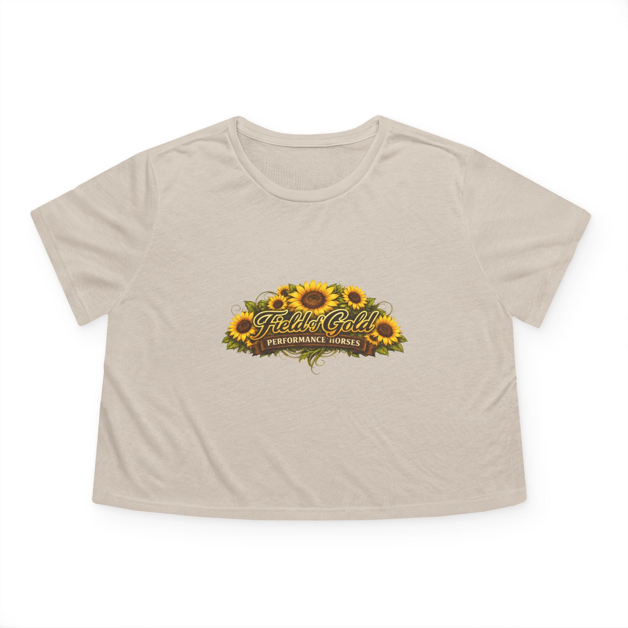'Fields of Gold' Cropped Tee