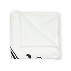 JC Show Horses Soft Polyester Blanket white