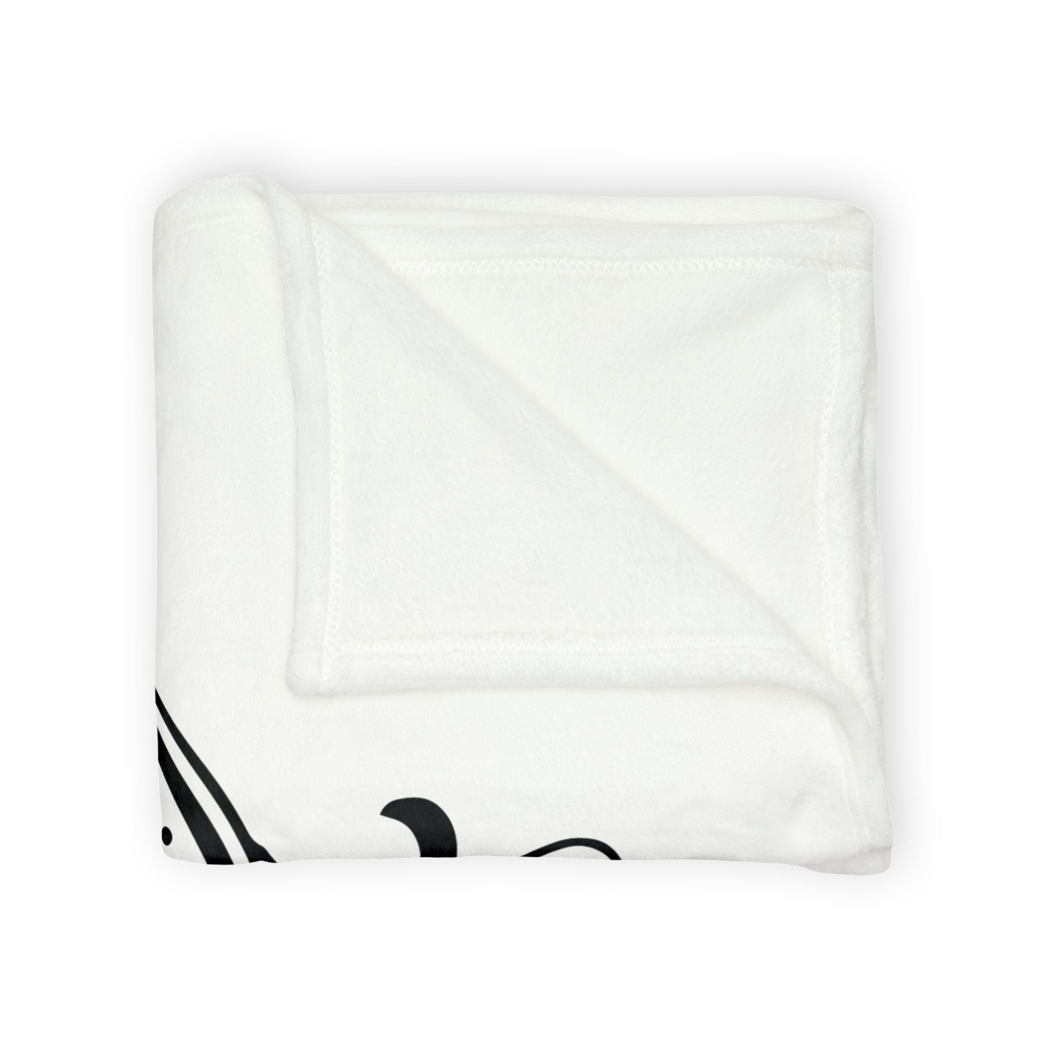 JC Show Horses Soft Polyester Blanket white