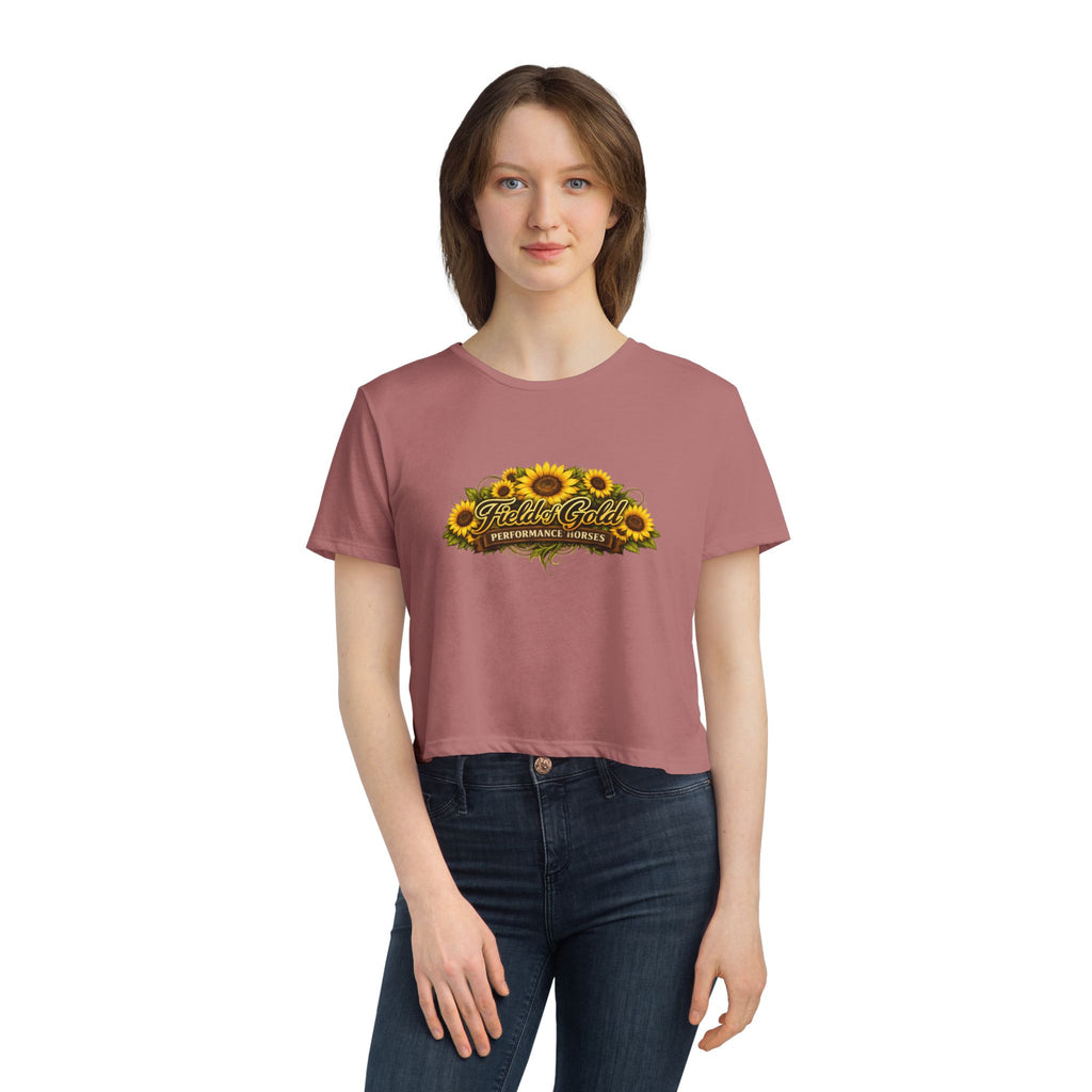 Field of Gold Women's Flowly Crop Top