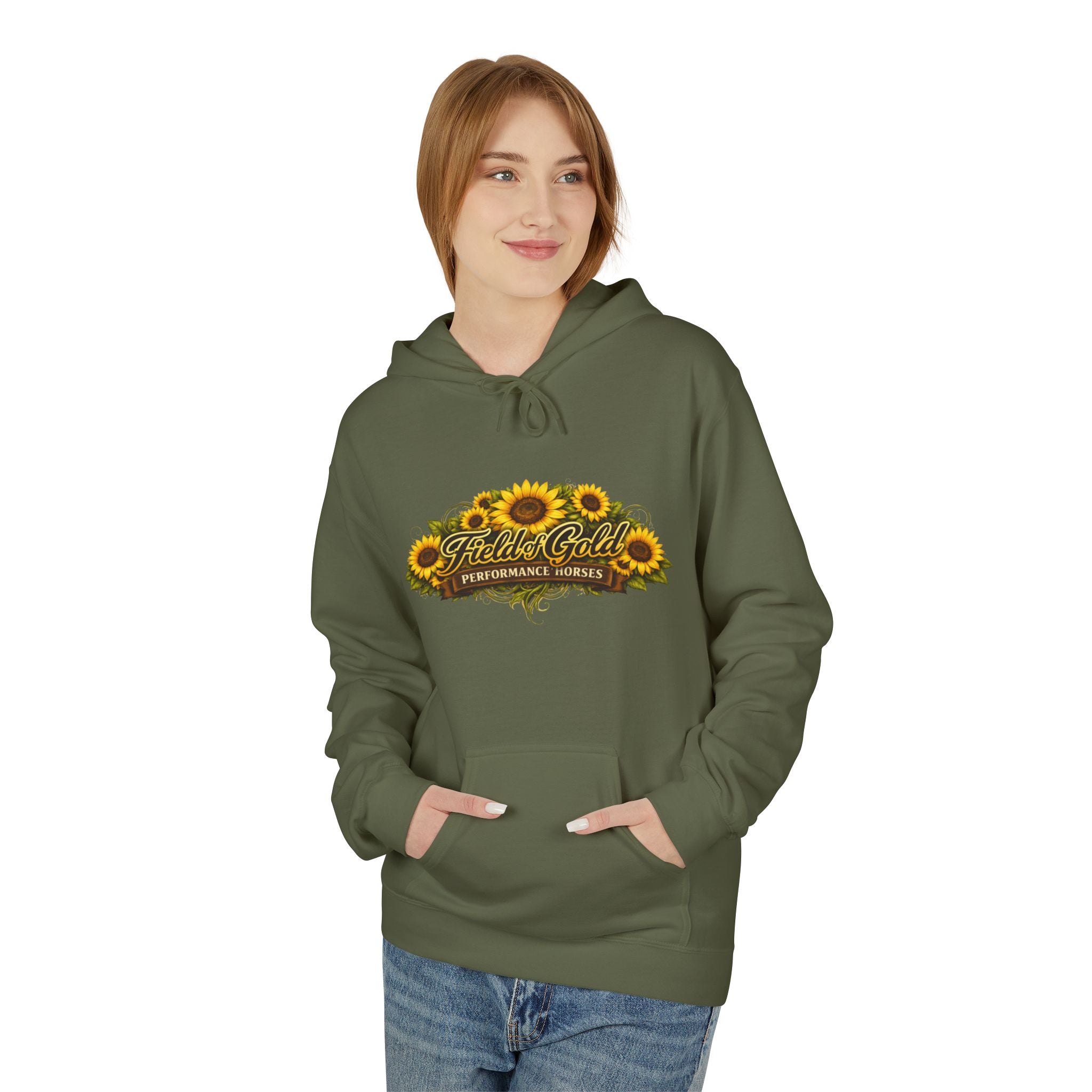 Field of Gold PH Unisex Midweight Softstyle Fleece Hoodie