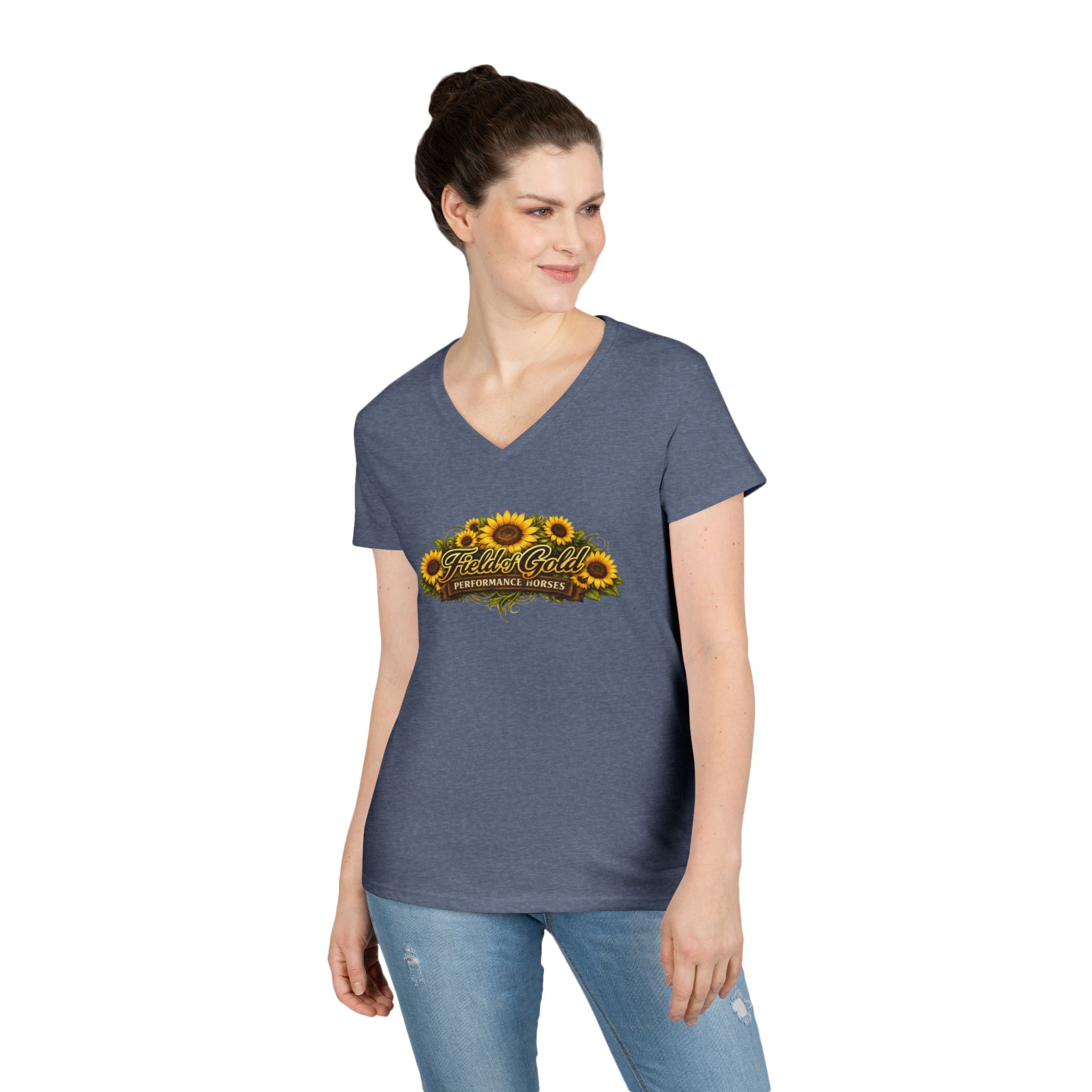 FOG Stylish Ladies V-Neck T-Shirt