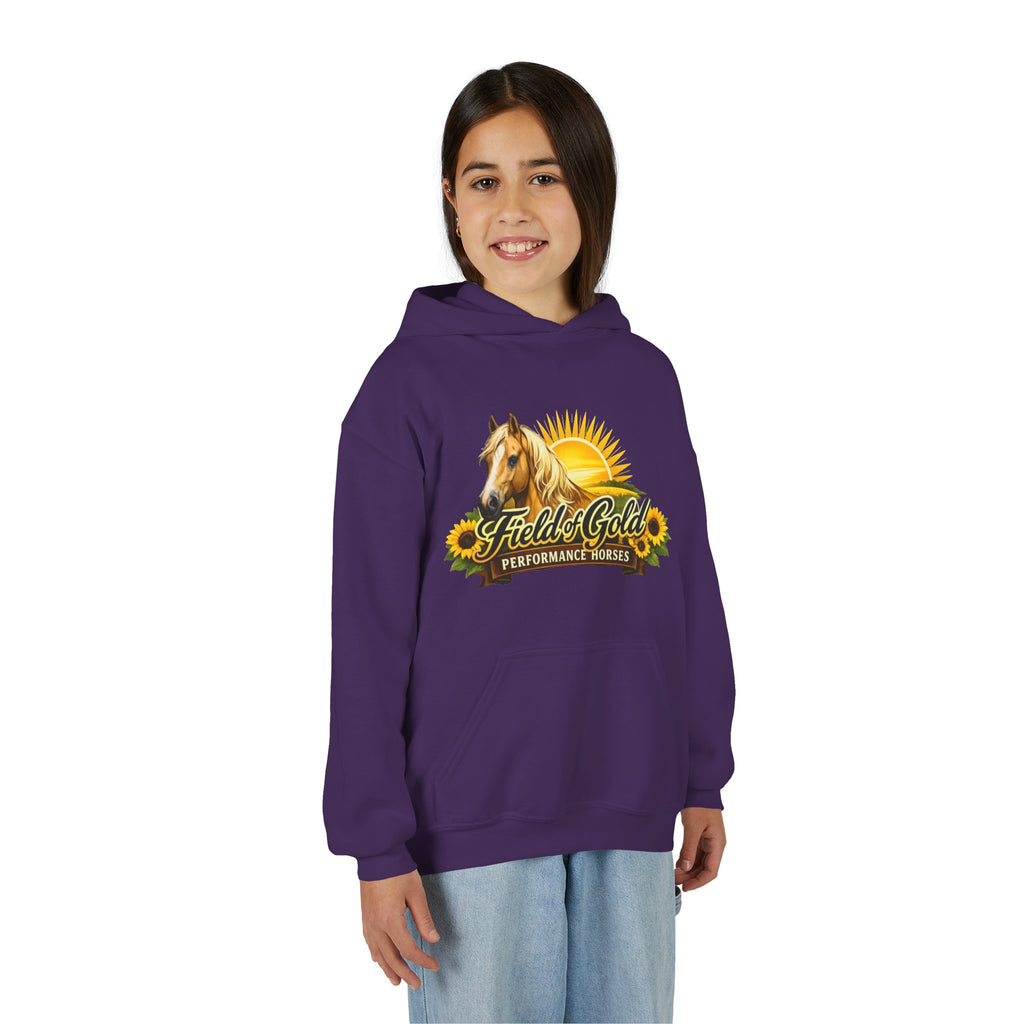 Fields of Gold Performance Horses Youth Hoodie