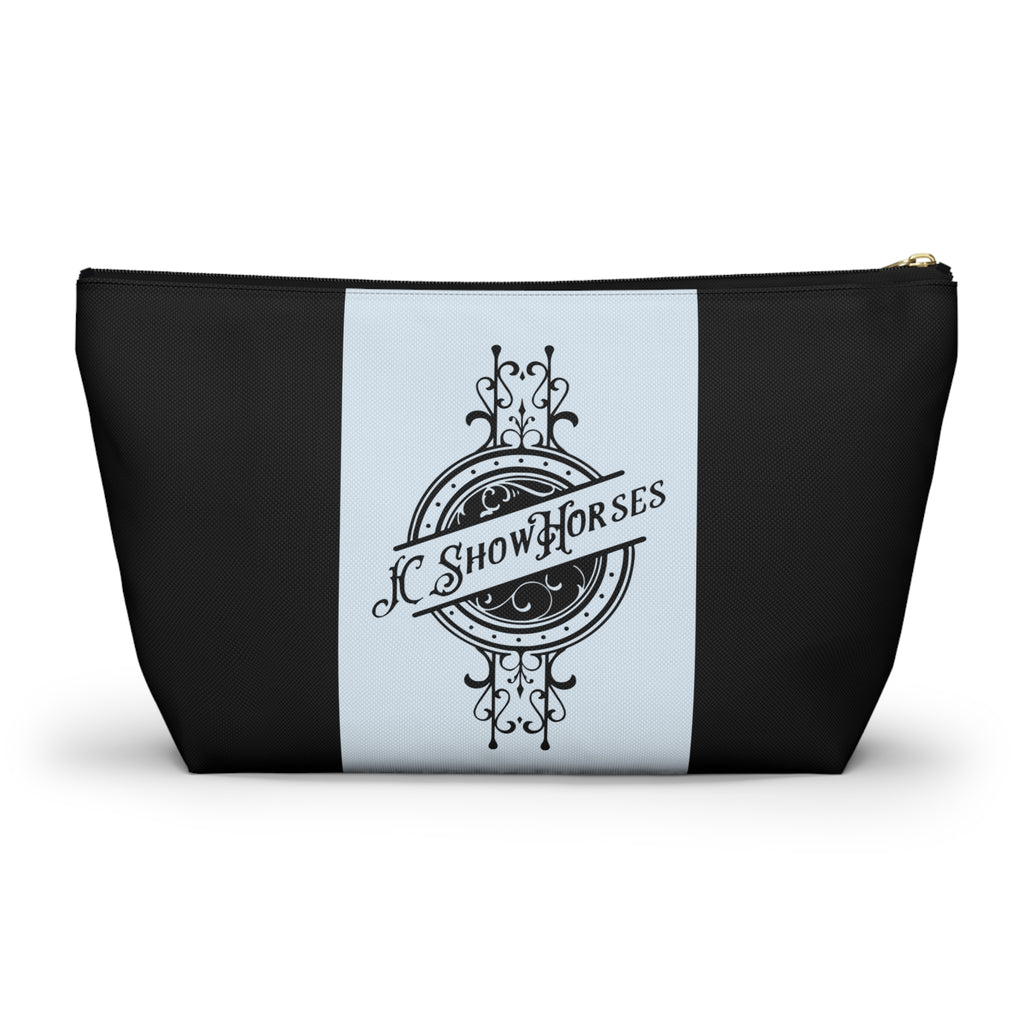 JC Show Horses Accessory Pouch w T-bottom light blue