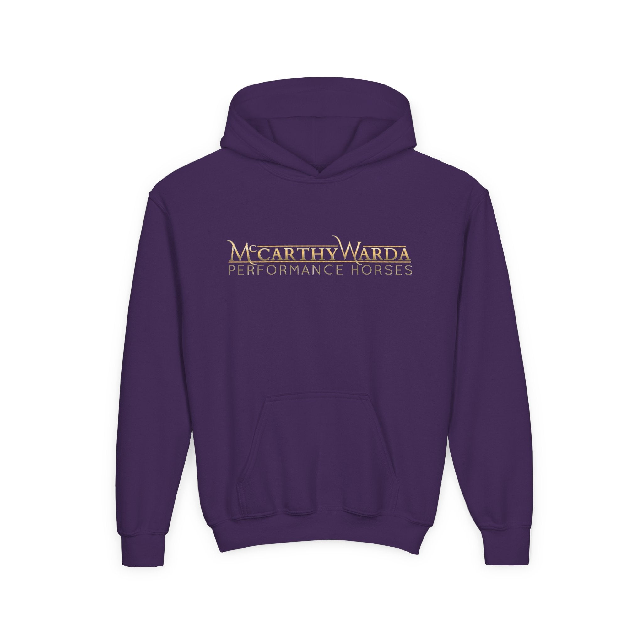 Youth Hoodie — McCarthyWarda Performance Horses Logo Pullover
