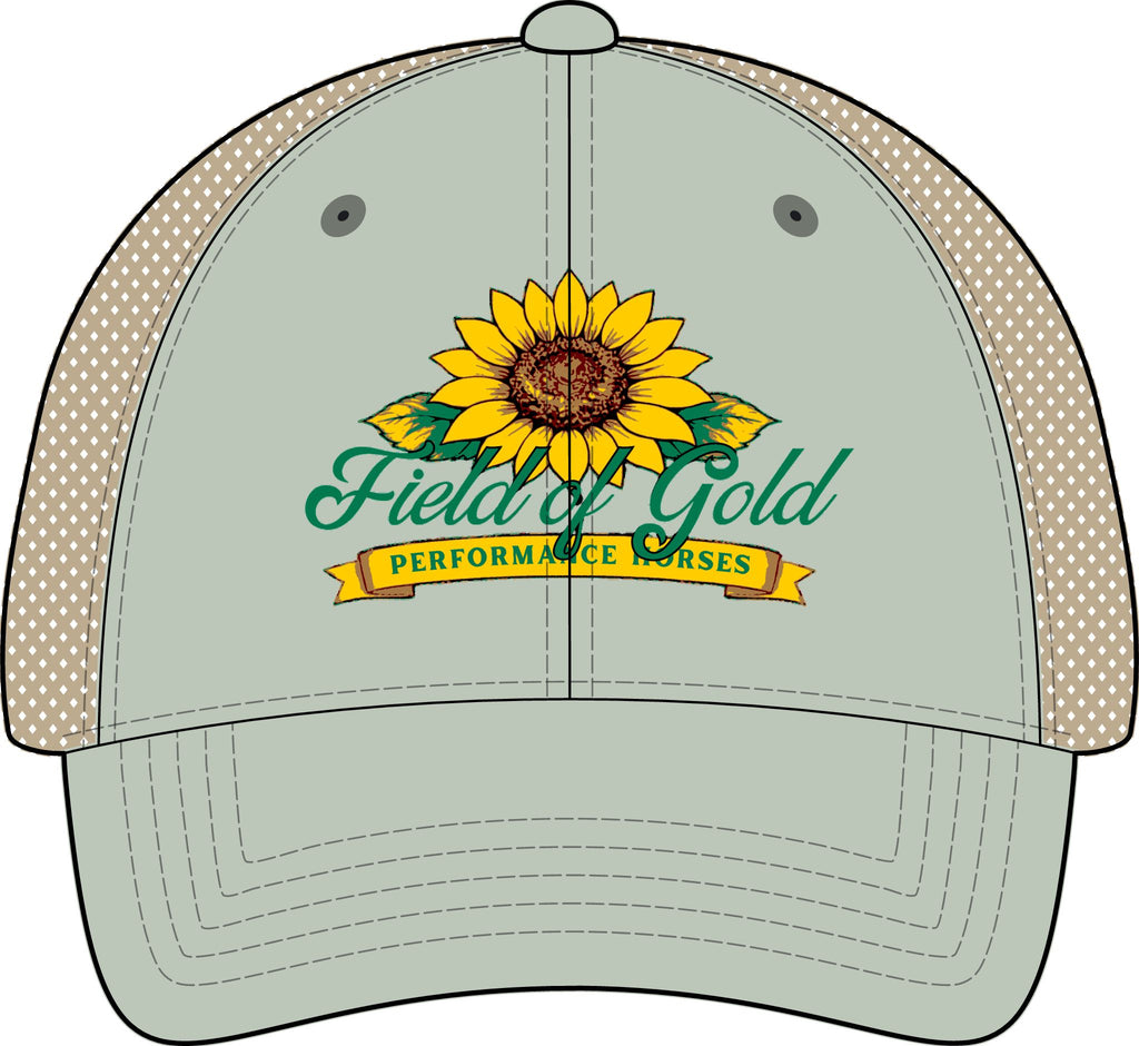 Field of Gold PH Women's Washed Mesh-Back Cap