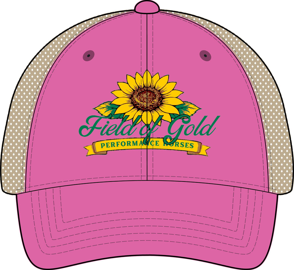 Field of Gold PH Women's Washed Mesh-Back Cap