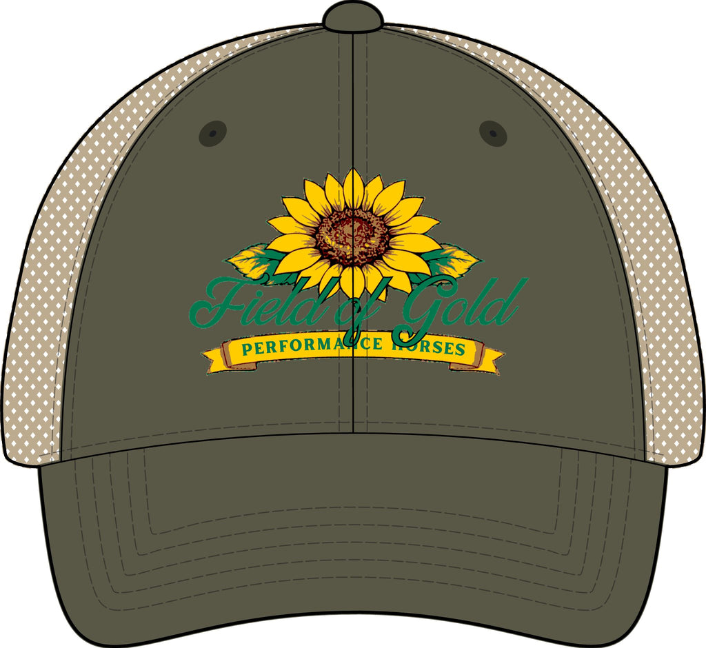 Field of Gold PH Women's Washed Mesh-Back Cap