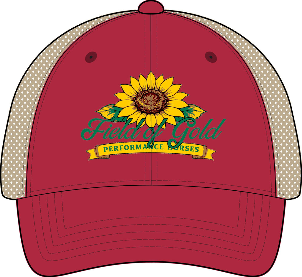 Field of Gold PH Women's Washed Mesh-Back Cap