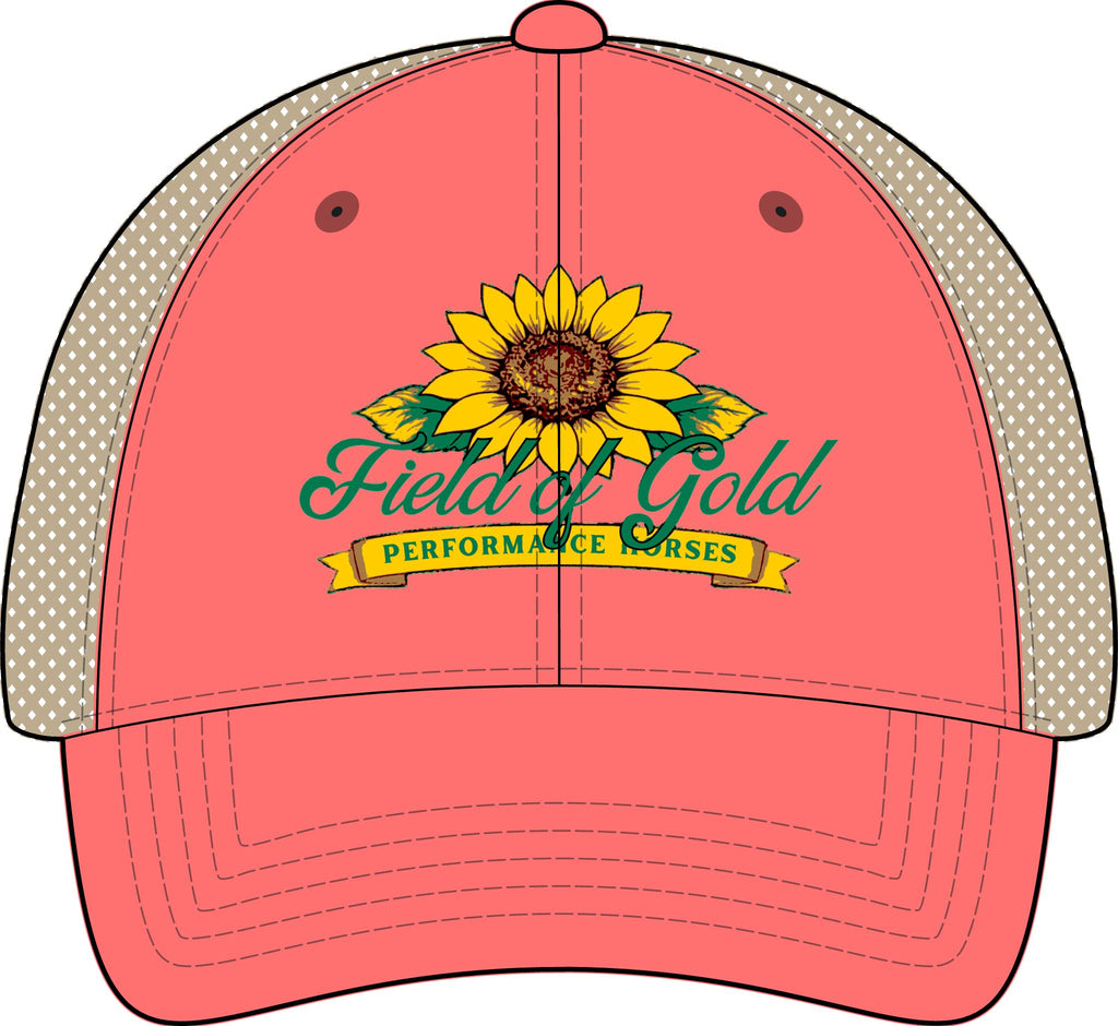Field of Gold PH Women's Washed Mesh-Back Cap