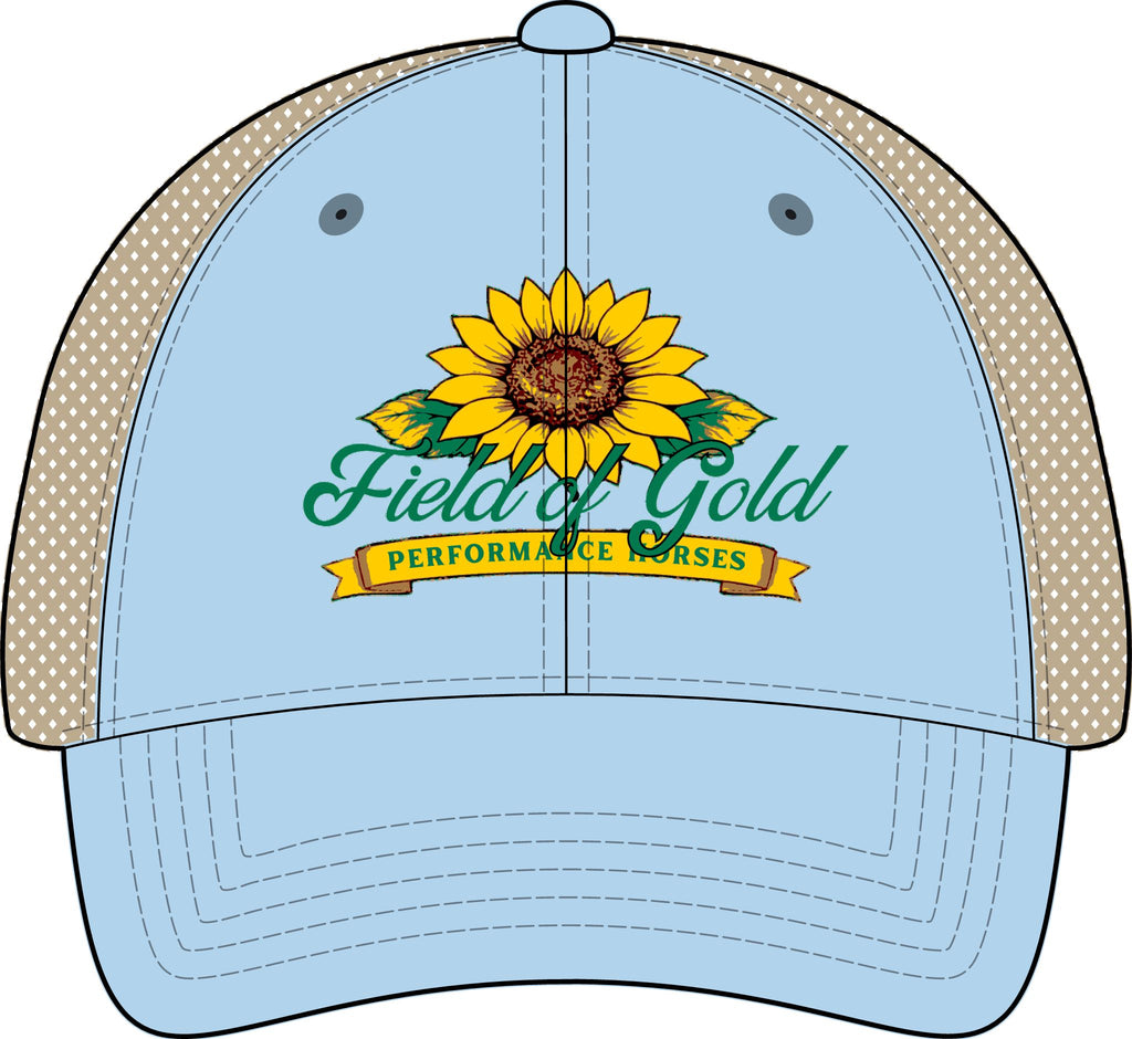 Field of Gold PH Women's Washed Mesh-Back Cap
