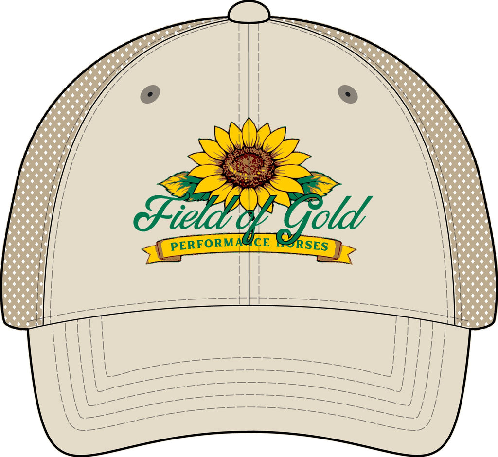 Field of Gold PH Women's Washed Mesh-Back Cap