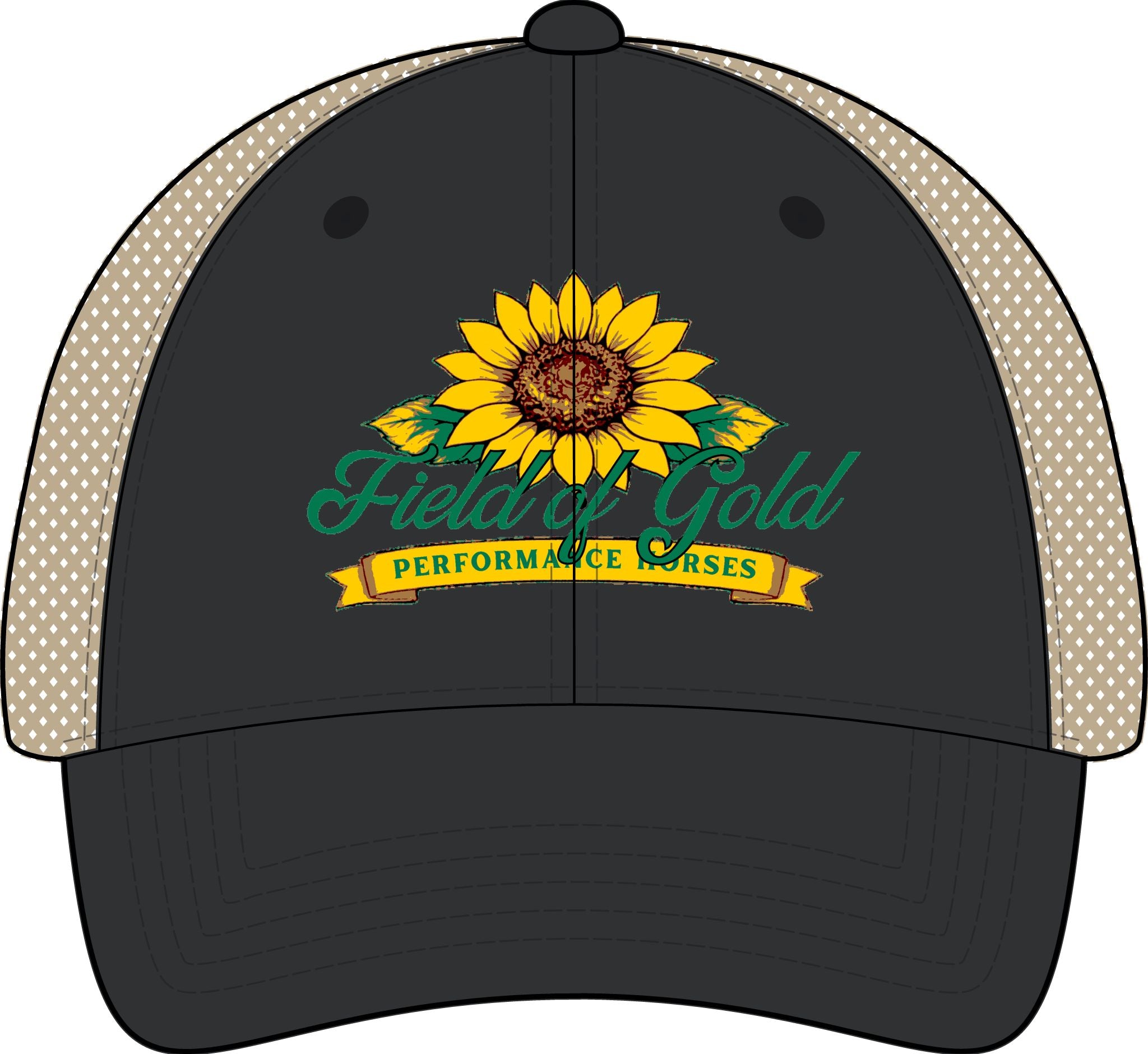 Field of Gold PH Women's Washed Mesh-Back Cap