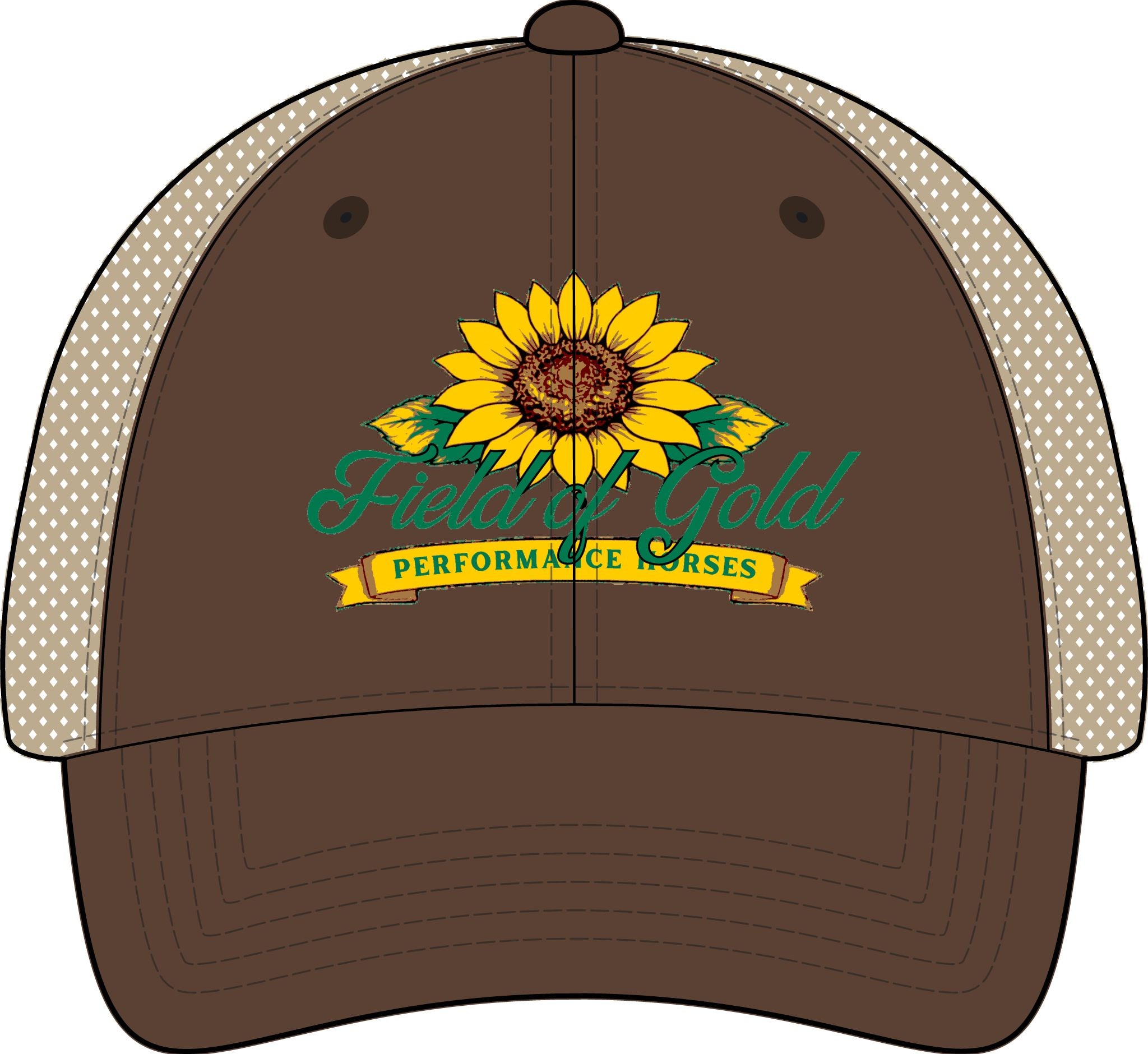 Field of Gold PH Women's Washed Mesh-Back Cap