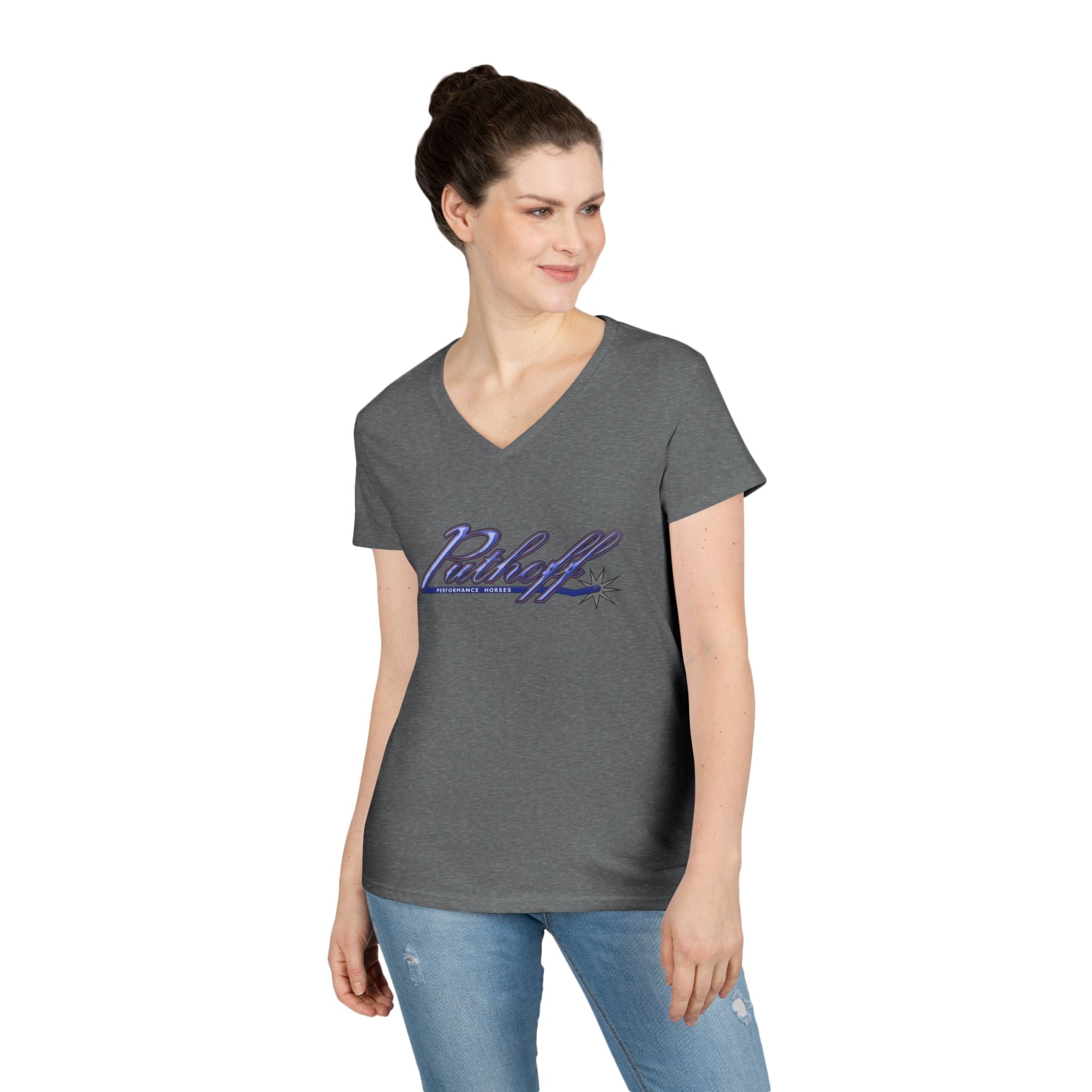 PPH Stylish Ladies V-Neck T-Shirt