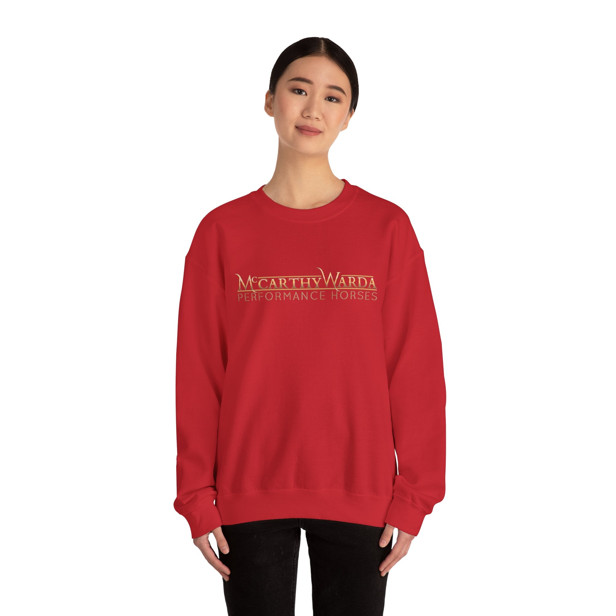 McCarthy Warda Performance Horses Crewneck Sweatshirt
