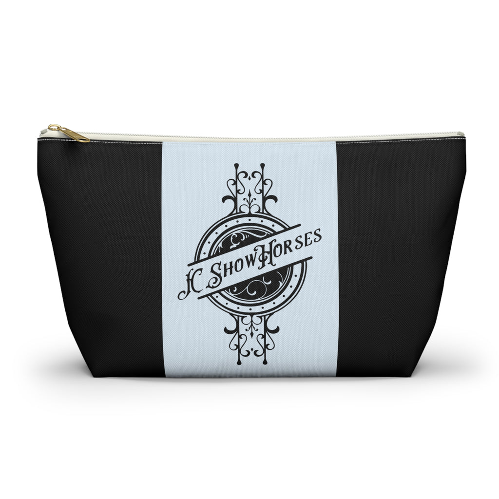 JC Show Horses Accessory Pouch w T-bottom light blue